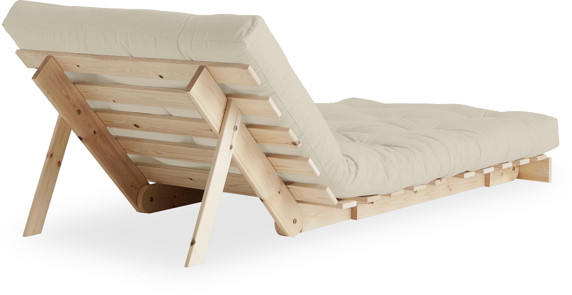 Karup Design Schlafsofa »Roots 90 Schlafsofa, Gästebett, Sofa mit Futonmatratze«, Inkl. Futonmatratze, Liegefläche 90x200 cm, FSC® zertifizierte Kiefer