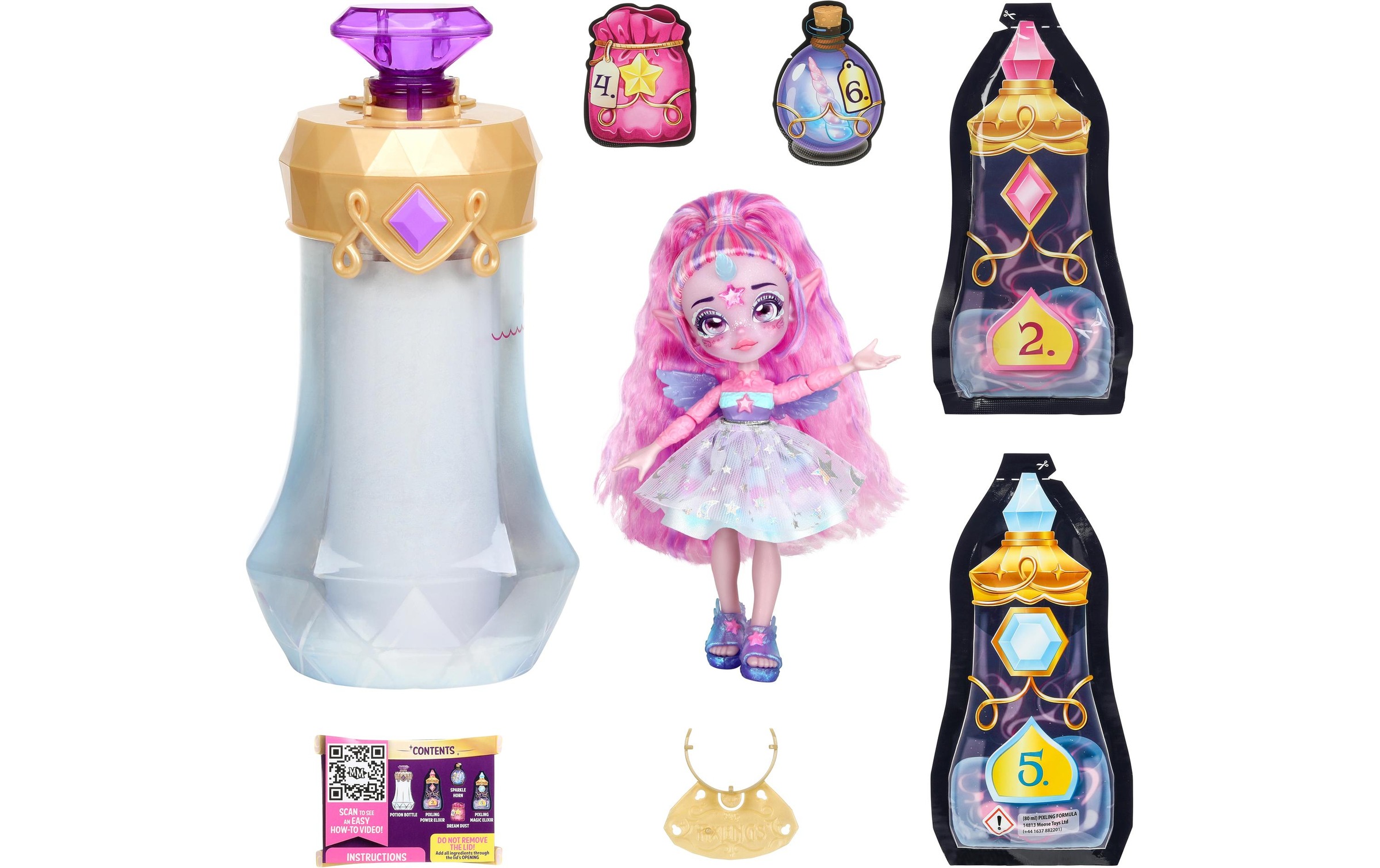 Moose Anziehpuppe »Magic Mixies Pixlings assortiert«