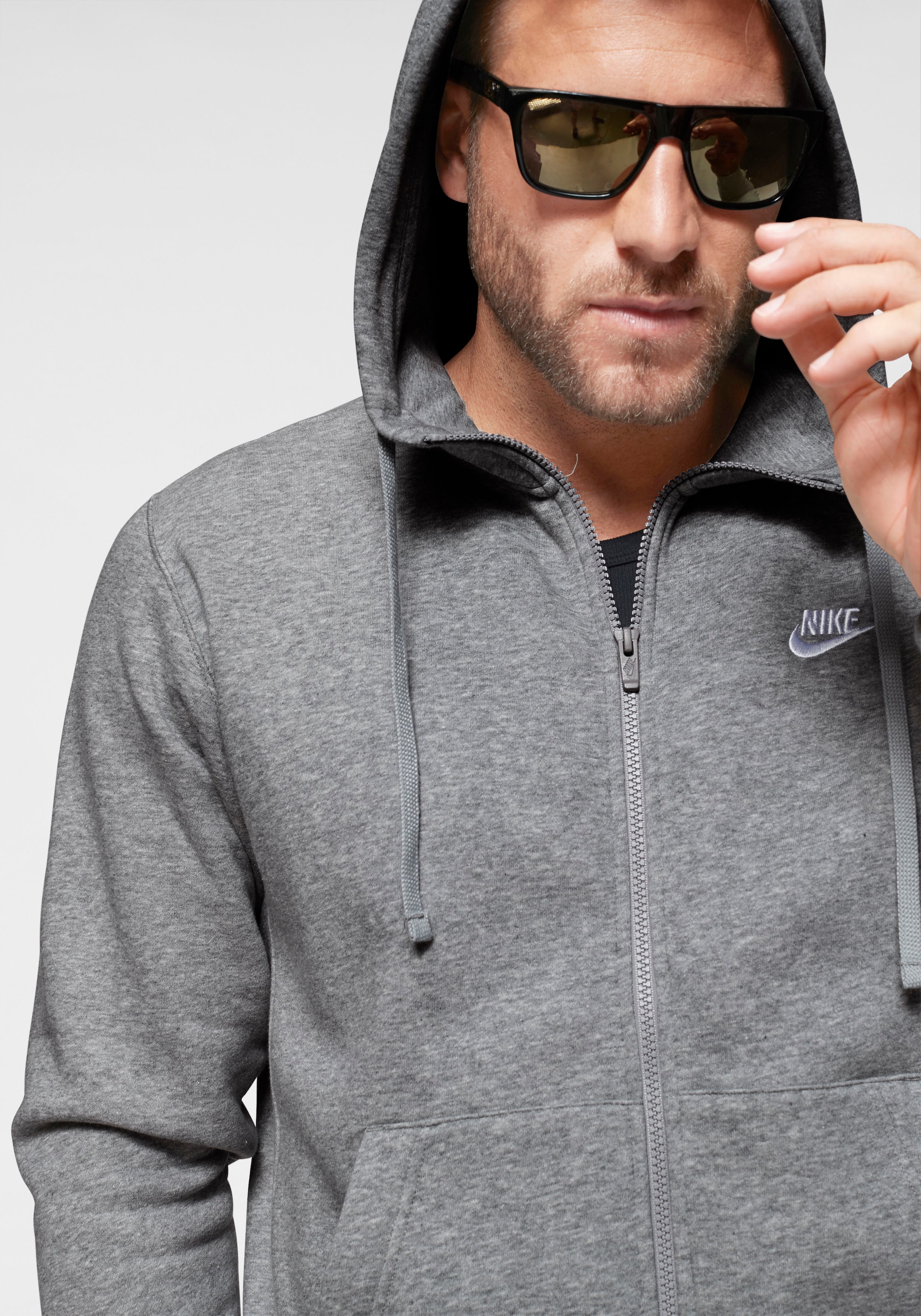 Nike Sportswear Sweatjacke »Club Fleece Men's Full-Zip Hoodie«