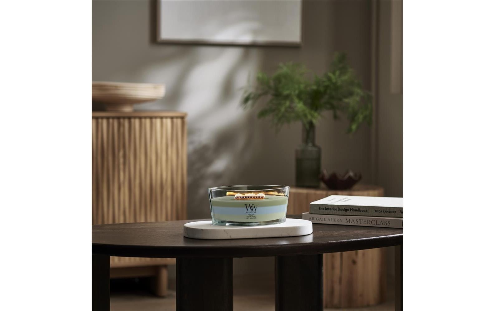 Woodwick Duftkerze "Verdant Woods Trilogy Ellipse"