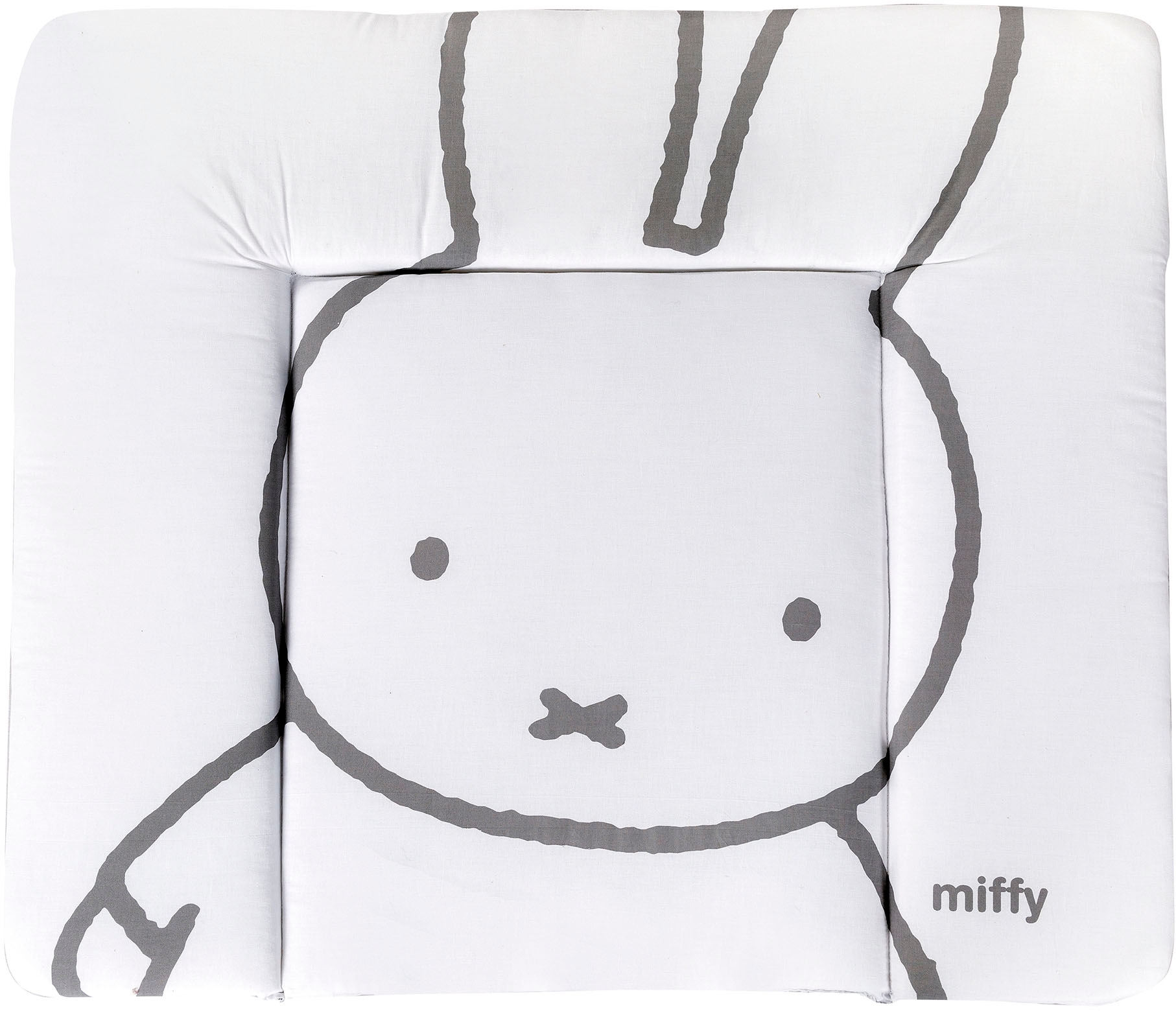 roba® Wickelauflage »miffy® Hase, weiss & grau, 85 x 75 cm«