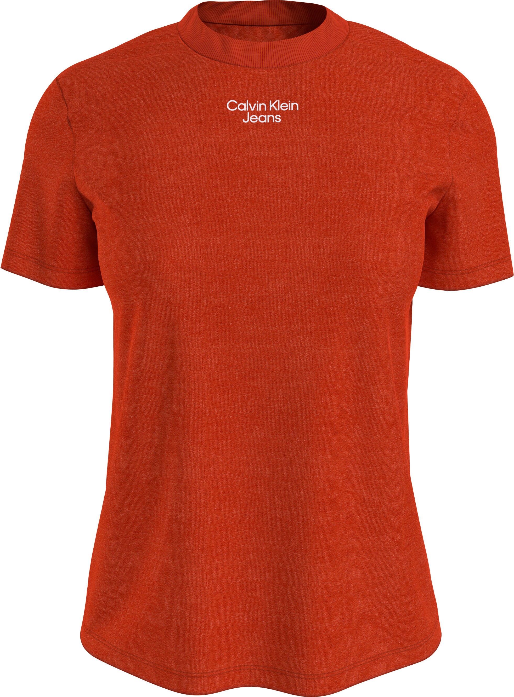 Calvin Klein Jeans Logodruck TEE«, online Jeans T-Shirt Klein STRAIGHT mit bestellen | dezentem Jelmoli-Versand »STACKED LOGO Calvin MODERN