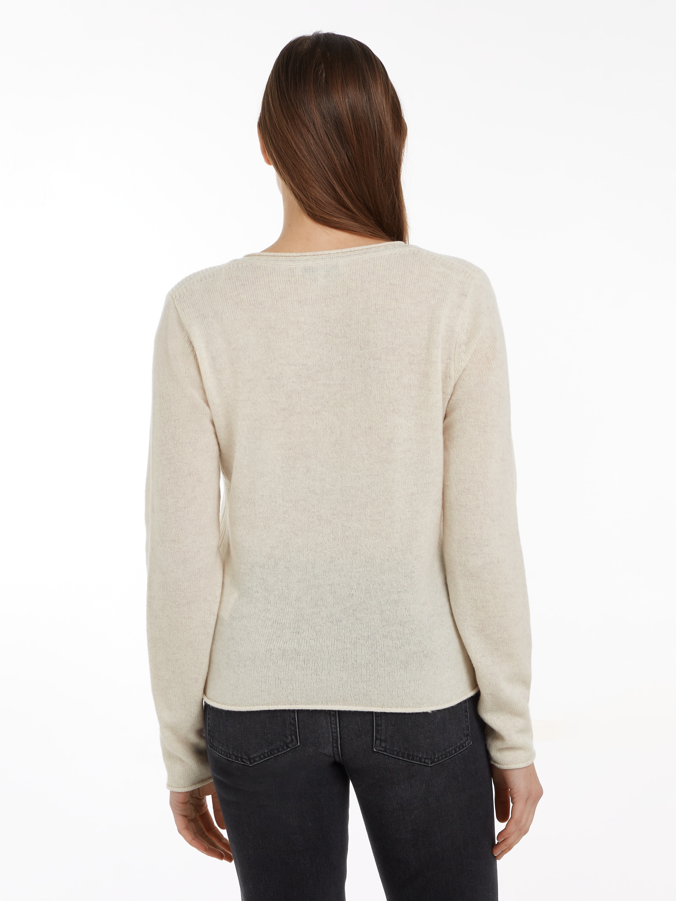 Tommy Hilfiger Strickpullover »SOFT WOOL V-NK SWEATER«, aus reiner Wolle
