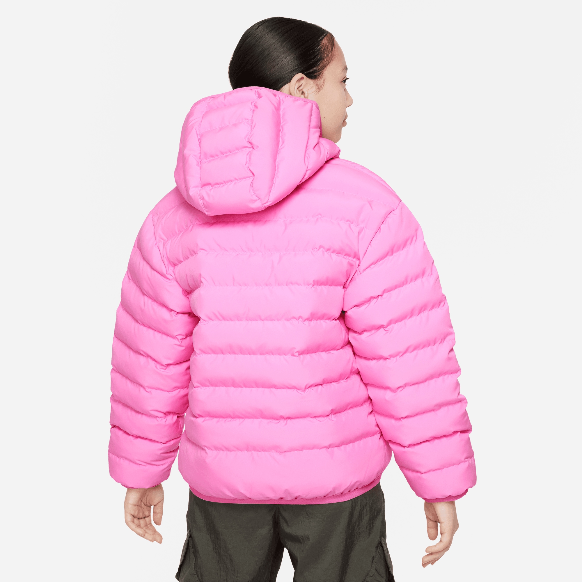 Nike Sportswear Steppjacke »K NSW LOW SYNFL HD JKT - für Kinder«, mit Kapuze