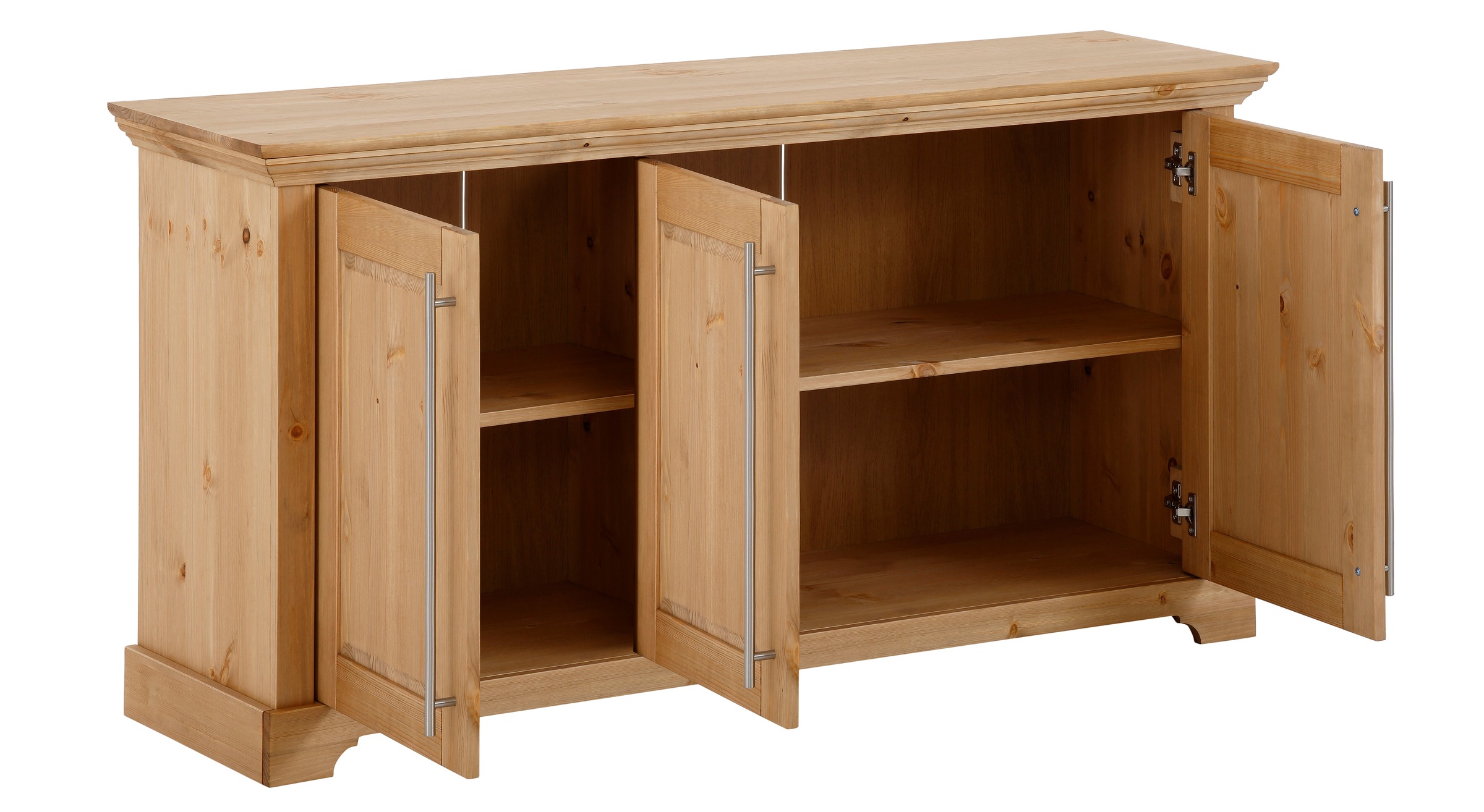 Home affaire Kommode »Meliss«, aus massiver Kiefer, FSC® zertifiziert, 3-türig, Breite 132 cm