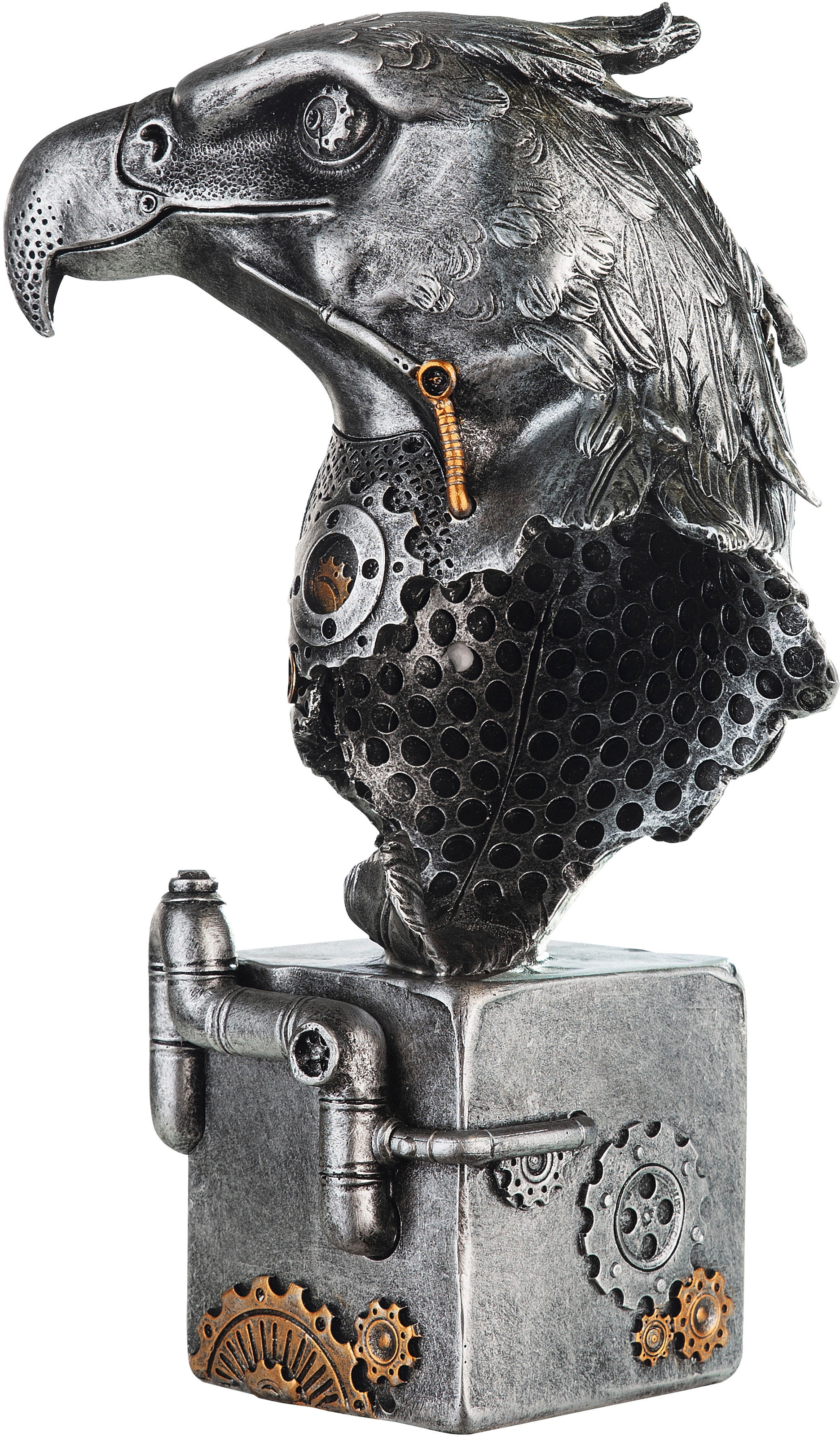 Tierfigur Jelmoli-Versand Steampunk mit »Skulptur kupferfarbenen Casablanca kaufen by Gilde Eagle«, online Elementen |