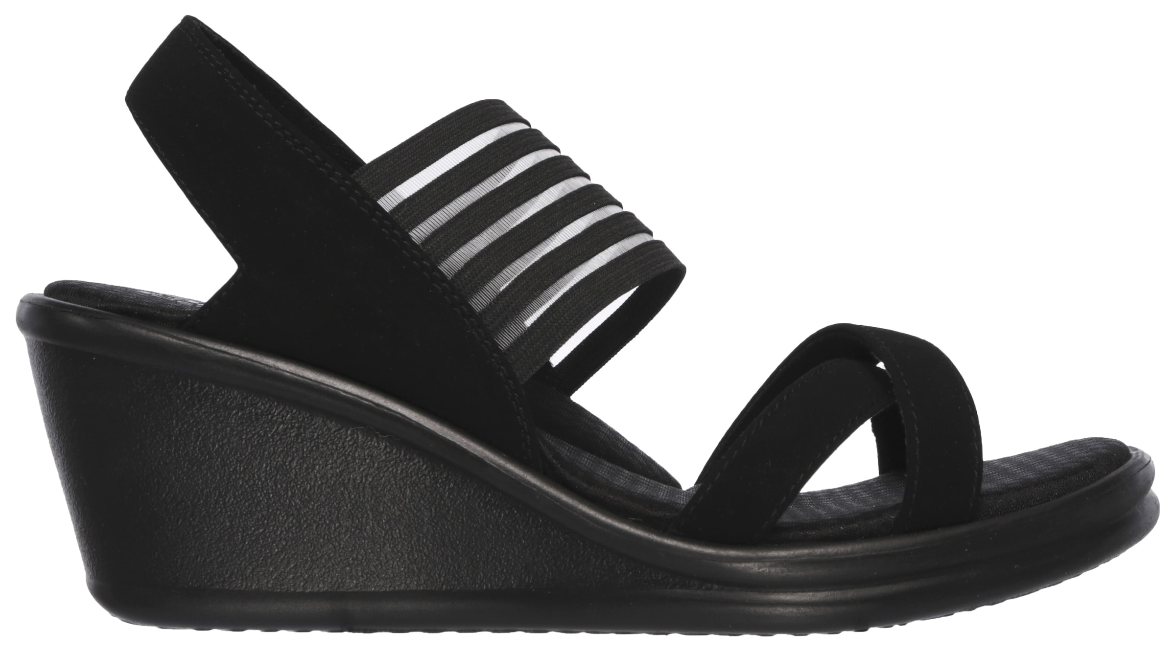 Skechers Keilsandalette »RUMBLERS-SOLAR BURST«, Sommerschuh, Sandale, Keilabsatz, mit Memory Foam