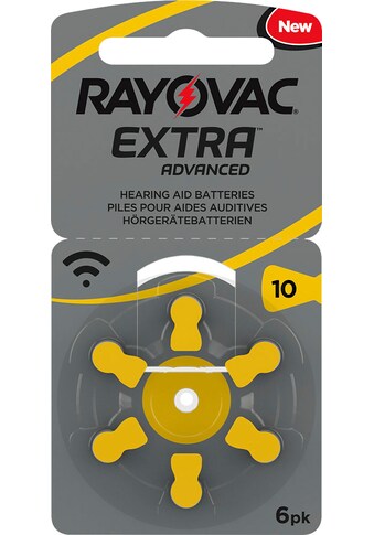 RAYOVAC Batterie »6er Pack Extra Advanced«, PR70, (Packung, 6 St.), Hörgeräte Batterie kaufen