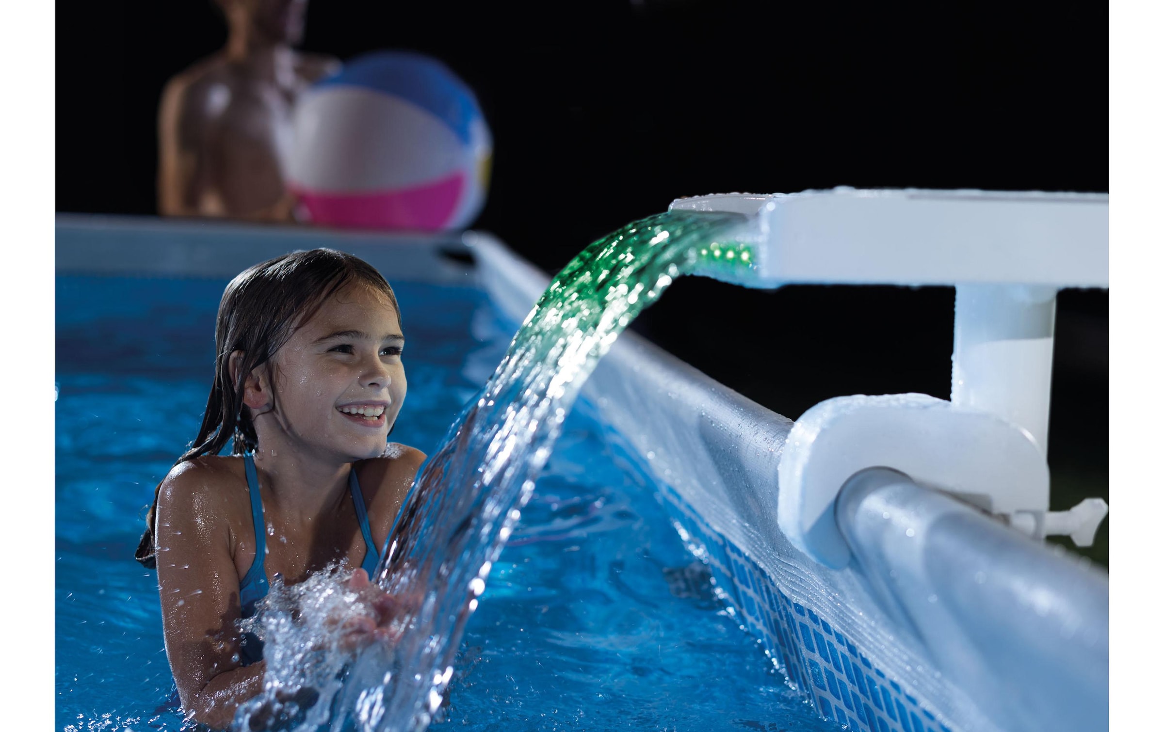 Intex Poolwasserfall »Wasserfall LED mehrfarbig«, (Inkl, Bypass-Ventil)