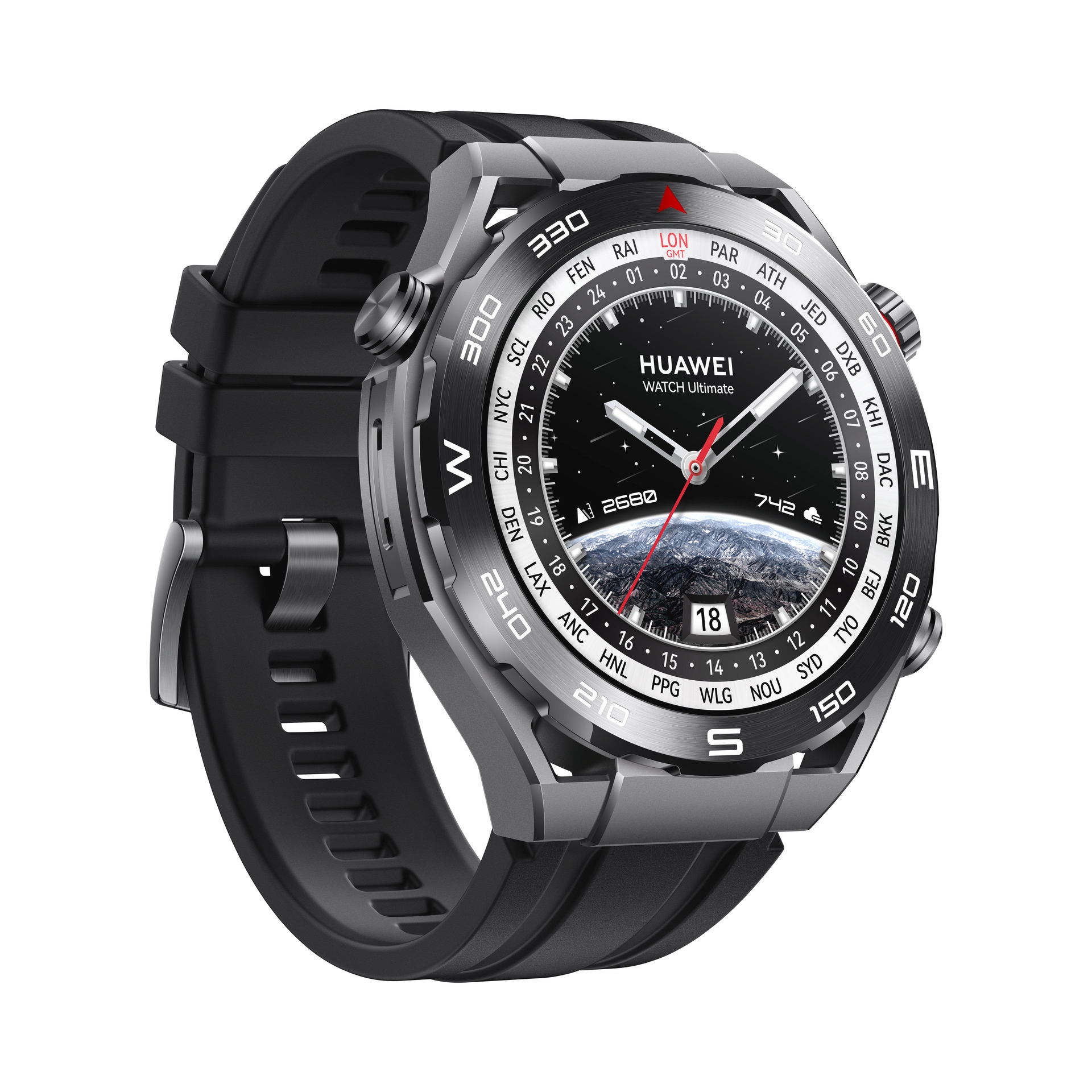 Huawei Smartwatch »Watch Ultimate«, (3,81 cm / 1,5 Zoll), Proprietär