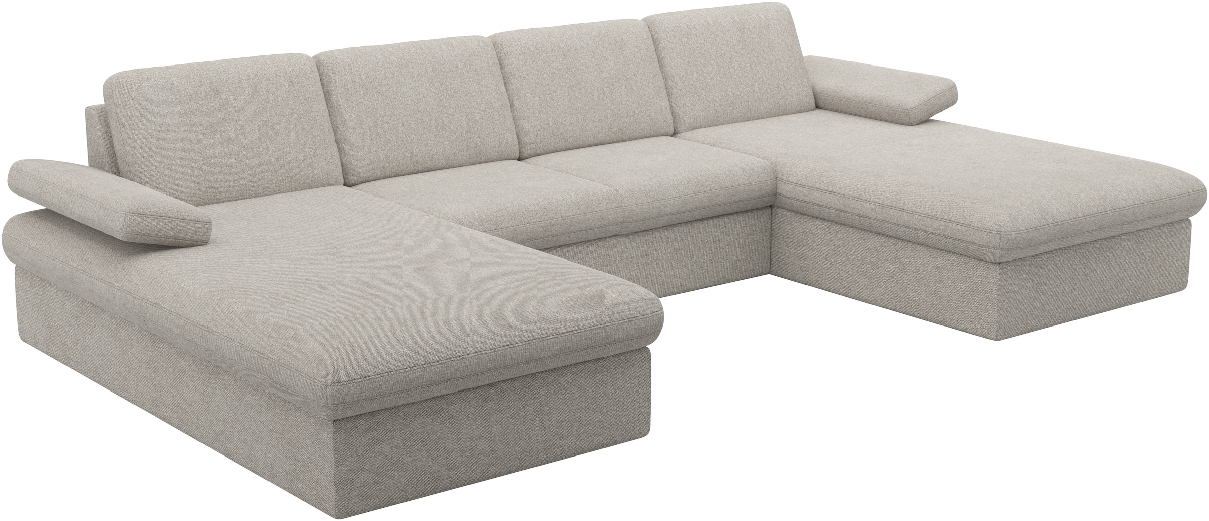 sit&more Wohnlandschaft »Moreno«, mit Armteilverstellung,wahlweise mit Bettfunktion