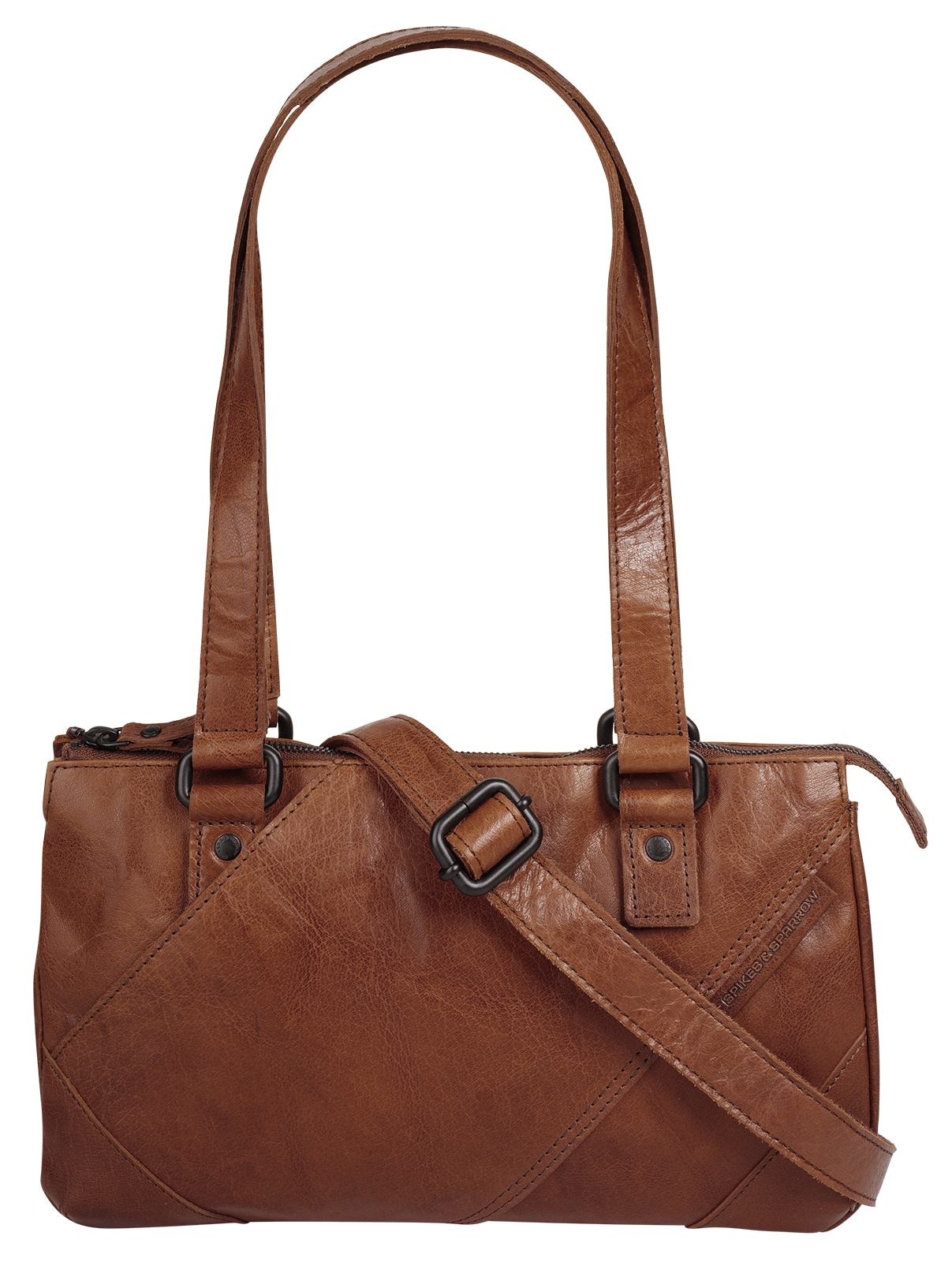 Spikes & Sparrow Henkeltasche "SPIKES & SPARROW Damen echt Leder" echt Leder