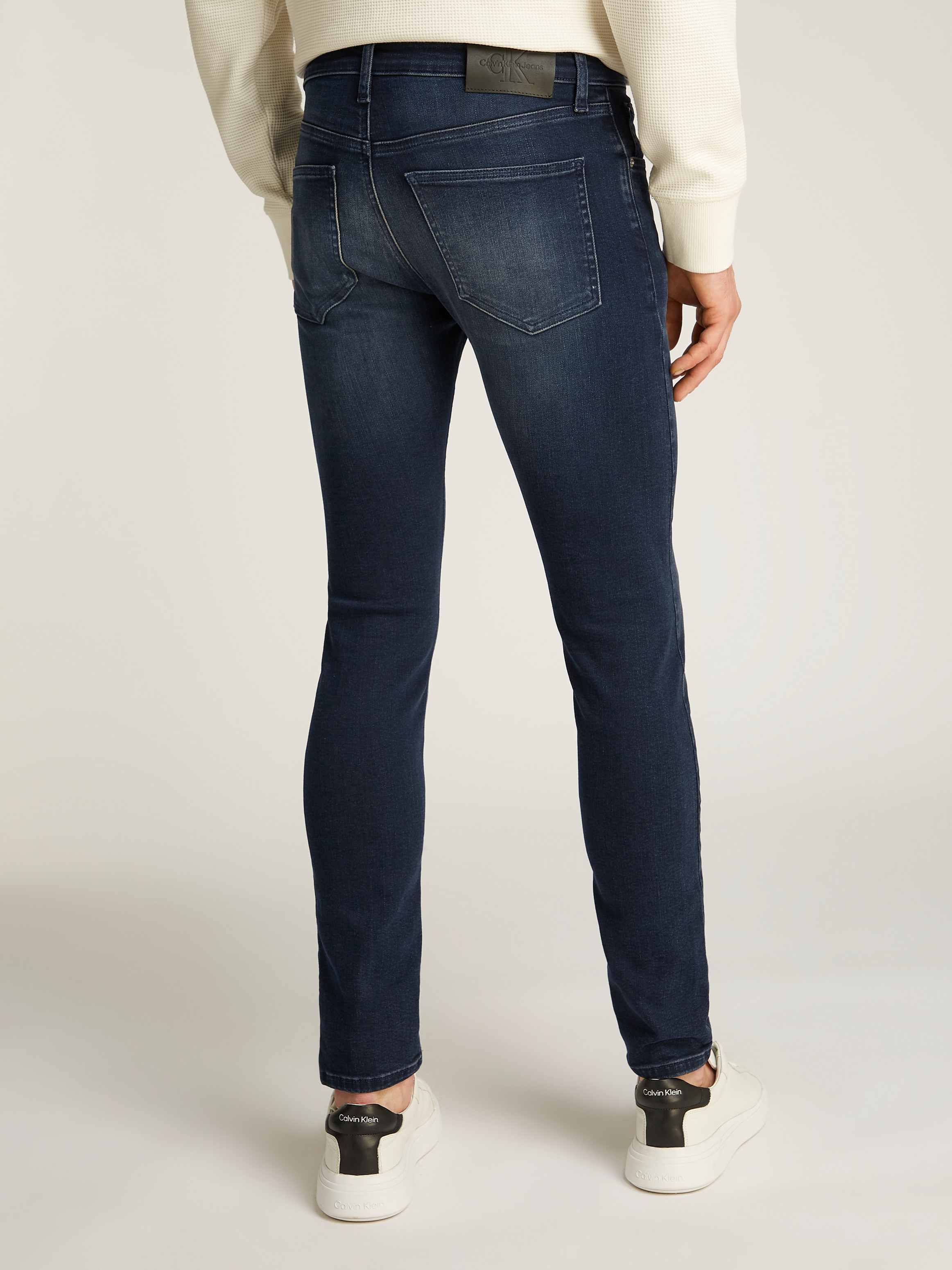 Calvin Klein Jeans Stretch-Jeans »SKINNY«, Coinpocket, Logostickerei