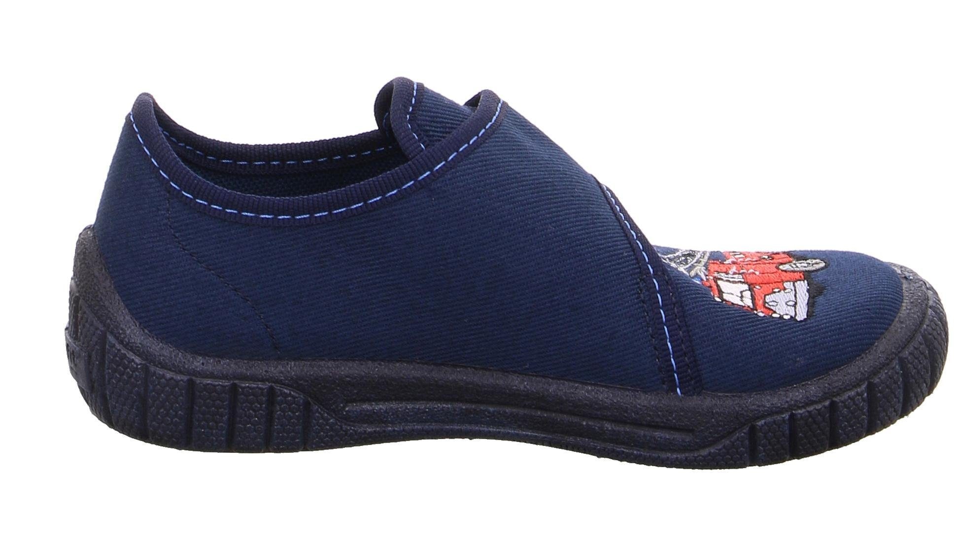 Superfit Hausschuh »Bill WMS: Mittel«, Kindergarten Schuh im Jeans-Look, Grössenschablone zum Download