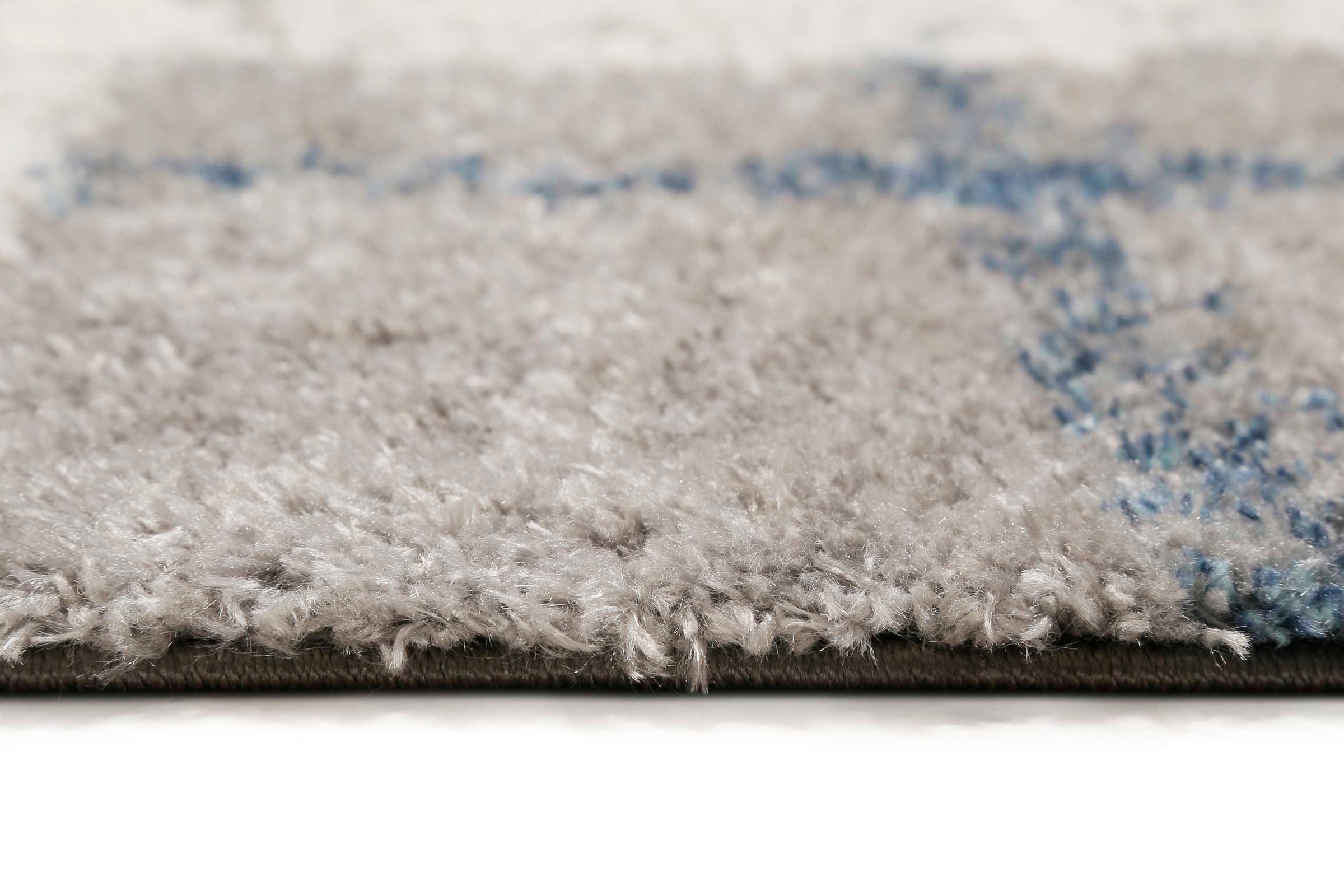 Esprit Hochflor-Teppich »Nora ESP-80336«, rechteckig, 30 mm Höhe, Shaggy, Langflor, mit Karo-Muster, Wohnzimmer