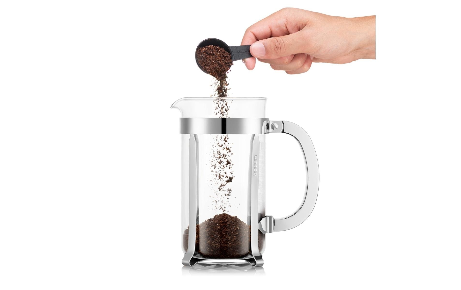 Bodum Kaffeebereiter »Chambord Verchromt, 1 l«, 1 l Kaffeekanne