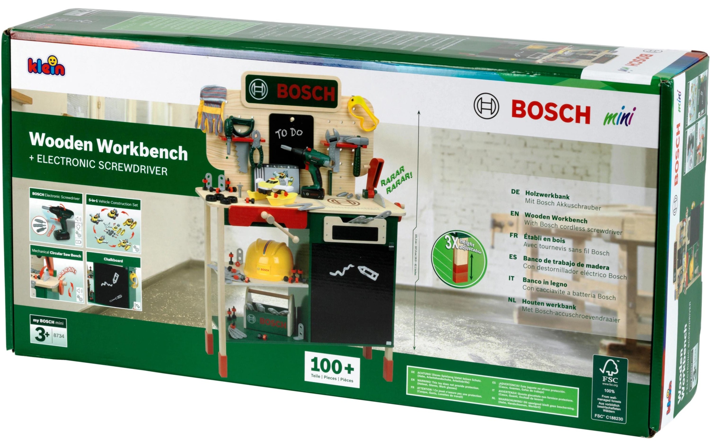 Spielwelt »Klein-Toys Bosch Holzwerkbank«