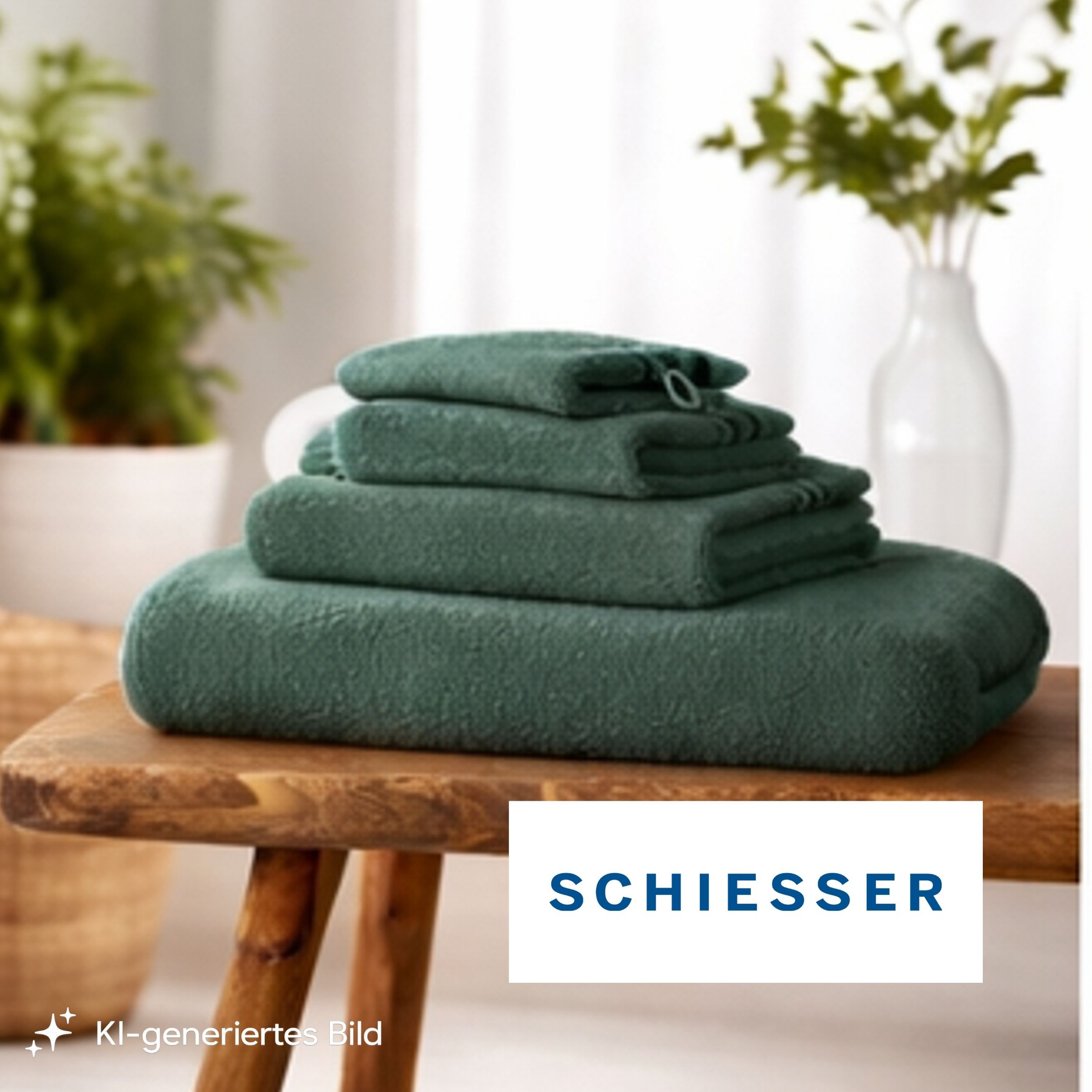 Schiesser Handtücher "Skyline Color aus 100 % Baumwolle mit eleganter Streifenbordüre" OEKO-TEX MADE IN GREEN