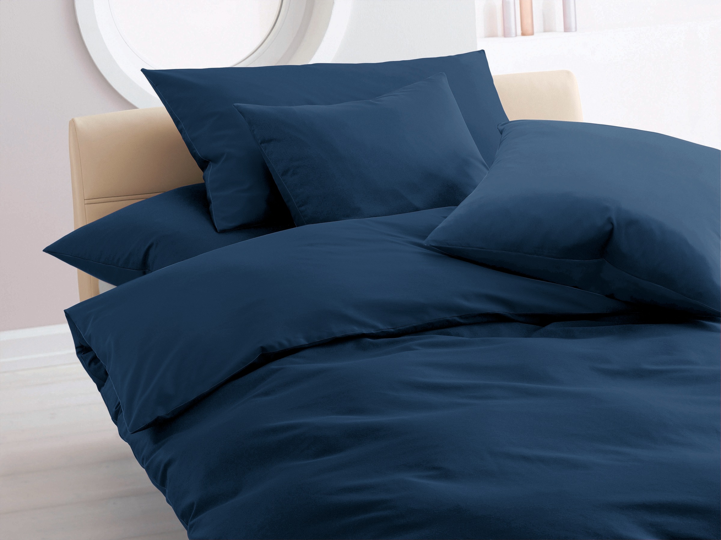 Nobilium Kissenbezug "Oni, 100 % Baumwoll-Satin" verdeckter Reissverschluss