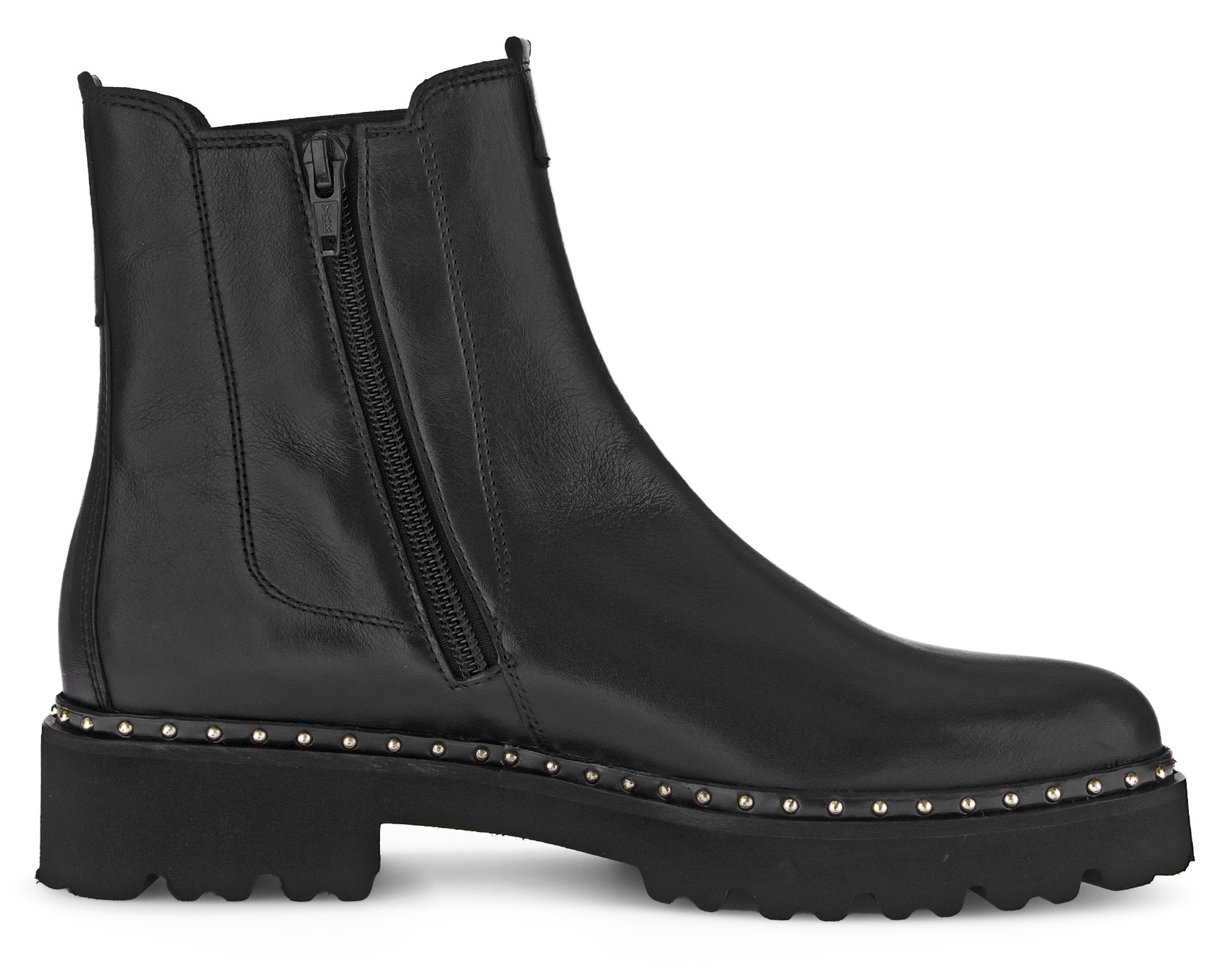 Gabor Chelseaboots, Blockabsatz, Stiefelette, Boots, Reissverschluss und Stretcheinsatz
