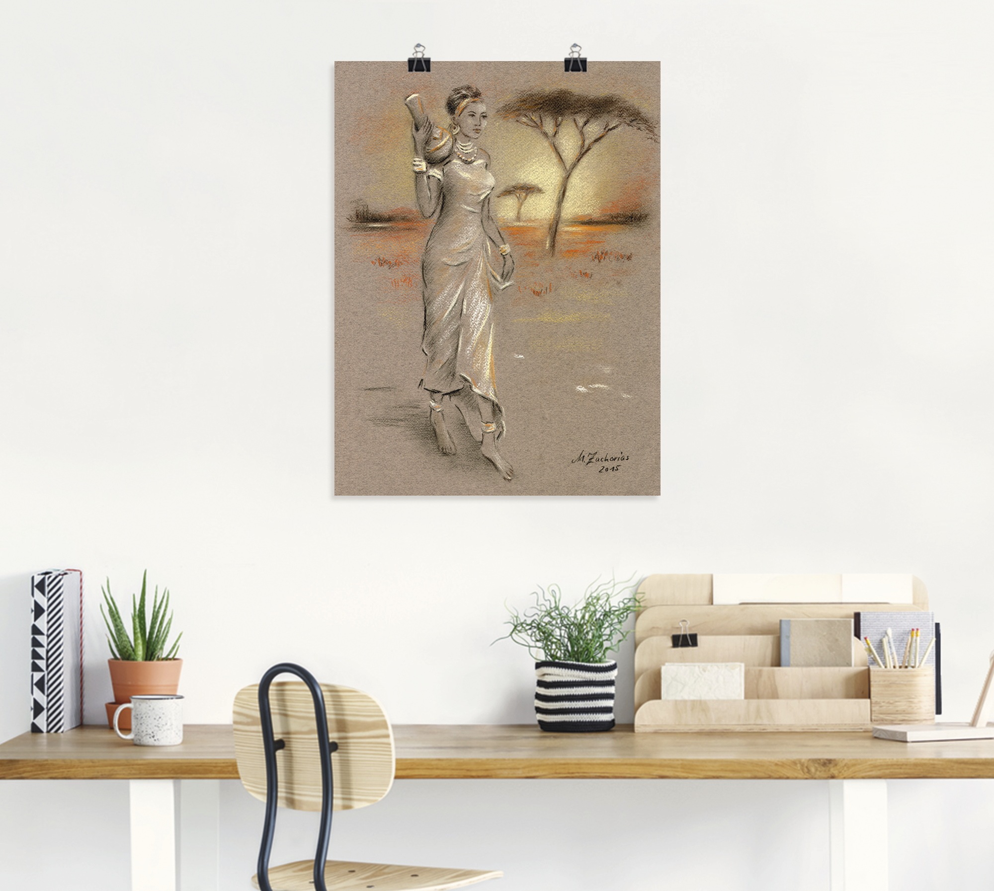 Artland Wandbild »Afrikanische Schönheit«, Frau, (1 St.), als Leinwandbild, Poster in verschied. Grössen