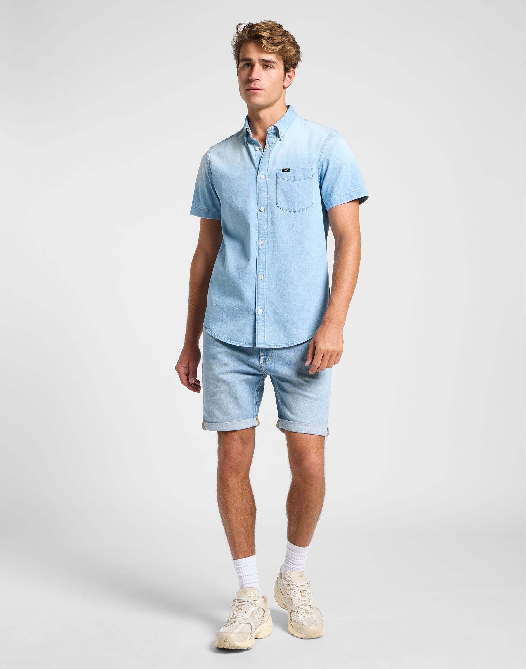 Lee® Jeanshemd »LEE Jeanshemd Lee Button Down Ss«