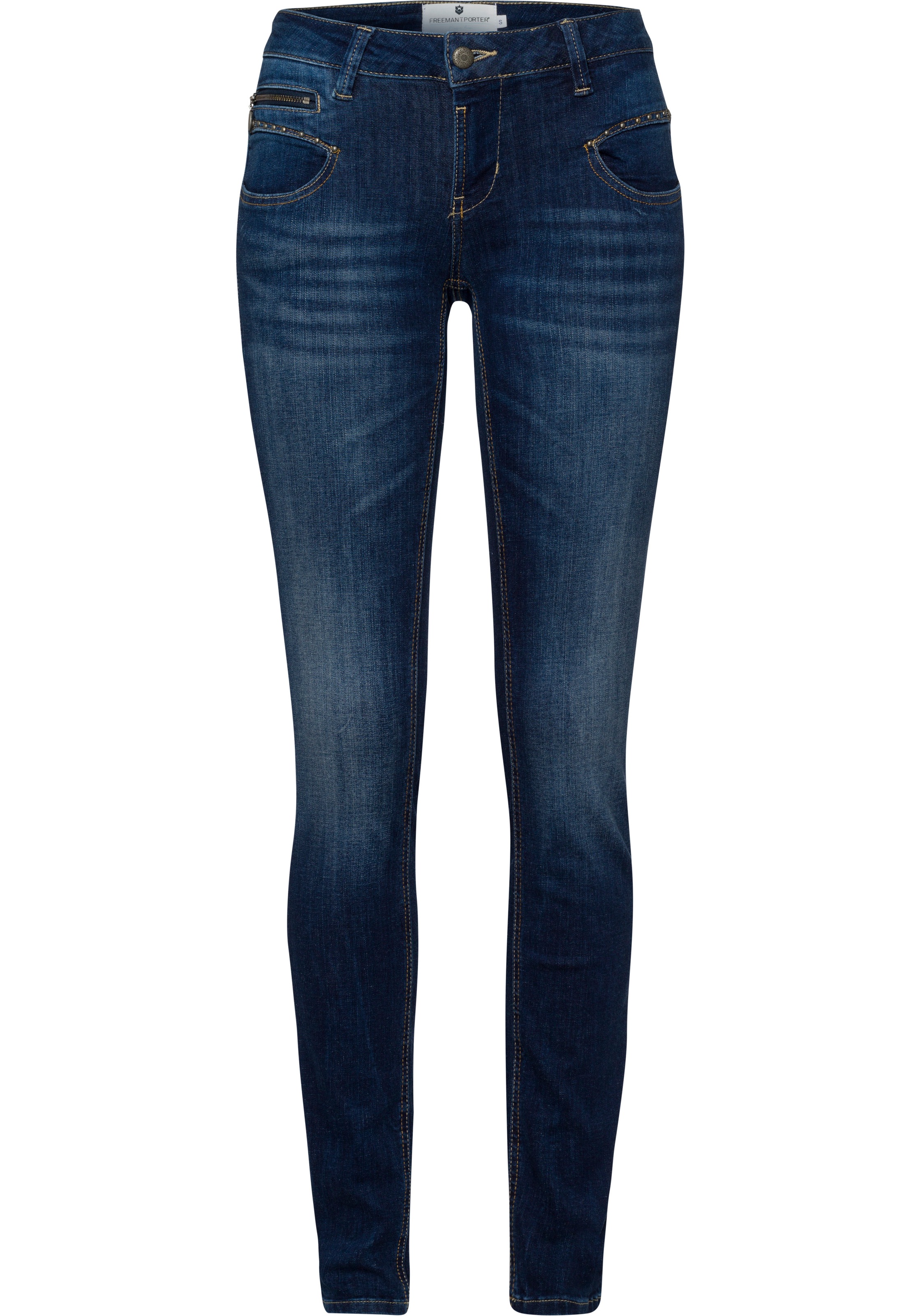 Deko-Features tlg.), bei online Porter (1 mit coolen Schweiz Jelmoli-Versand Slim-fit-Jeans, shoppen Freeman T.