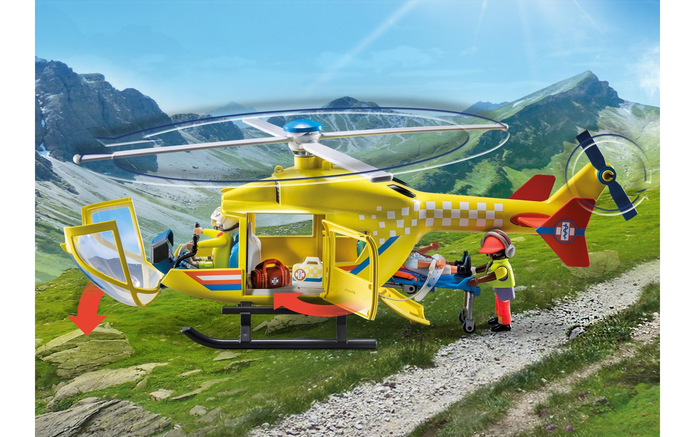 Playmobil® Spielbausteine »City Life Rettungshelikopter 71203«, (48 St.)