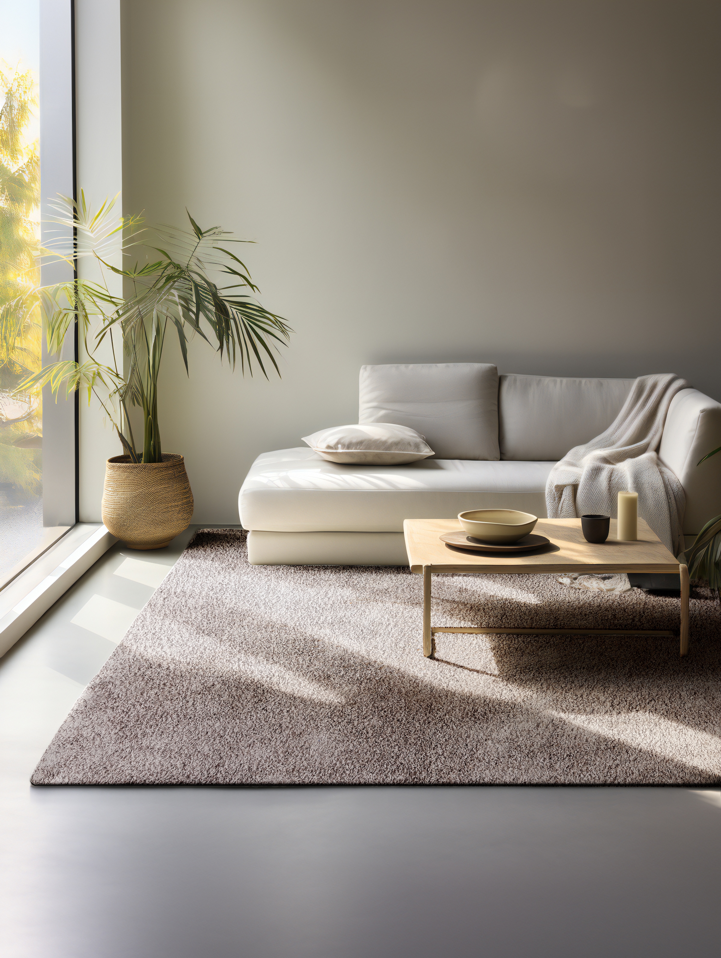 freundin Home Collection Hochflor-Teppich »Soft Twist«, rechteckig, 35 mm Höhe, Hochflor, Langflor, Shaggy, Wohnzimmer, Esszimmer, Schlafzimmer, Flur