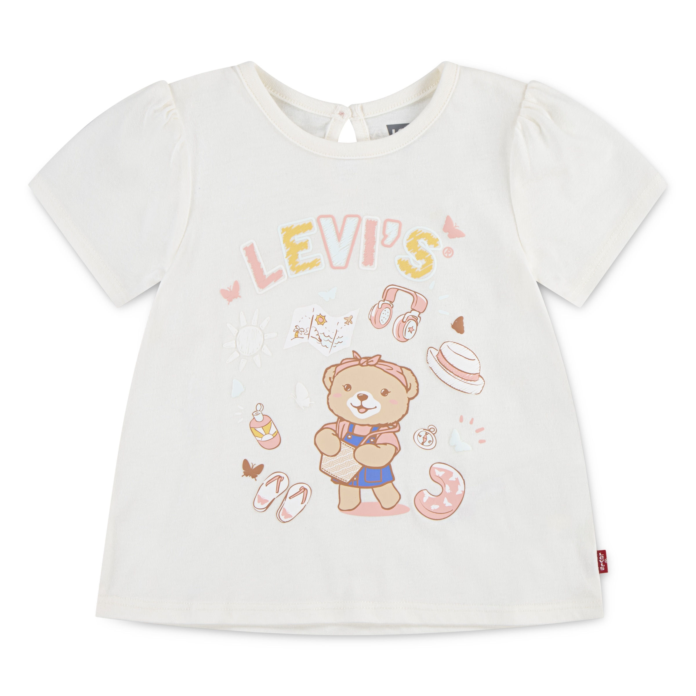 Levi's® Kids T-Shirt »LVG LIV SS SMOCKED SLV TEE«