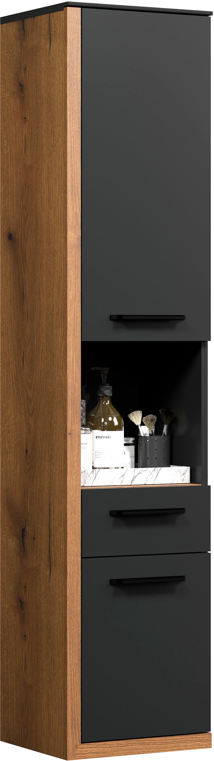 St.), | INOSIGN grauer Jelmoli-Versand online »Premont«, 35 cm Midischrank 157 Soft-Close, shoppen 2 x hoch, cm Bad-Hängeschrank, Türen (1