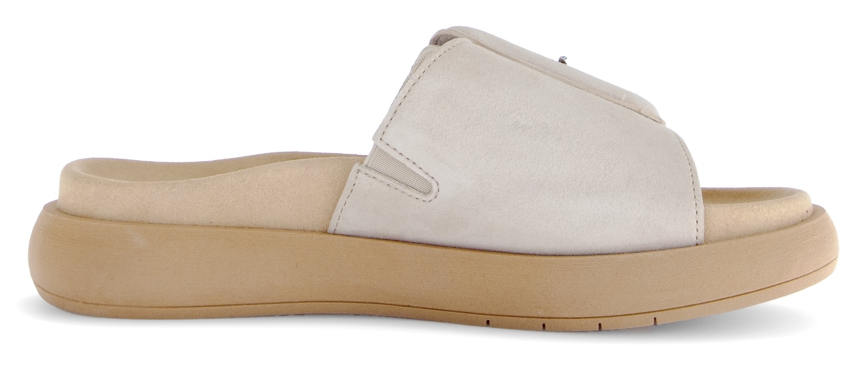 Gabor Pantolette, Plateau, Sommerschuh, Schlappen mit grosser Zierschnalle