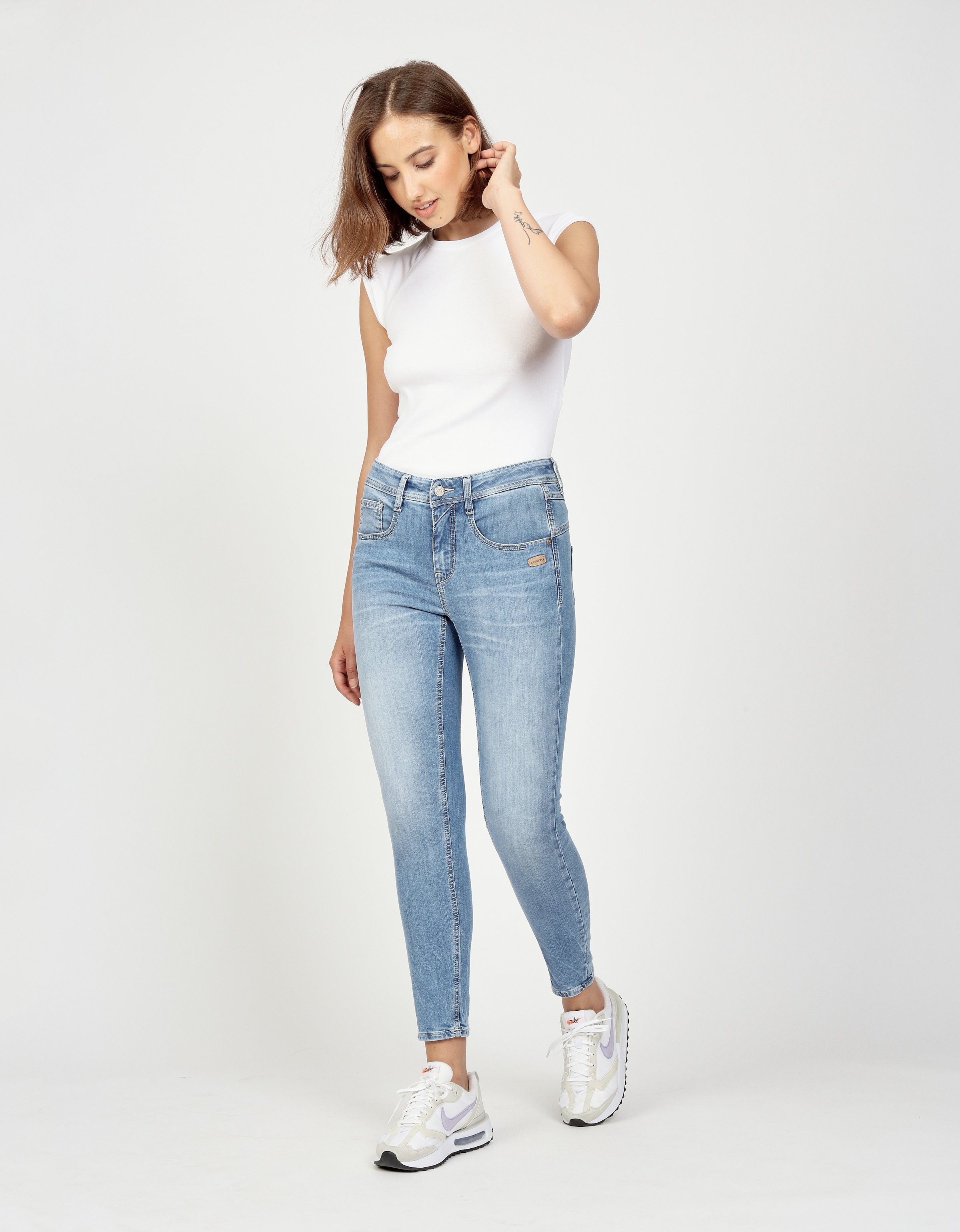 GANG Relax-fit-Jeans »94AMELIE CROPPED«, in 5-Pocket-Style