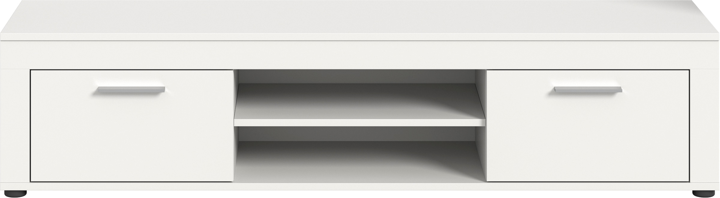 INOSIGN Lowboard »Aosta, Breite 160 cm, in verschiedenen Farbausführungen«, mit 2 Klappen und 2 offenen Fächern, TV-Board, Mediaboard, TV-Möbel