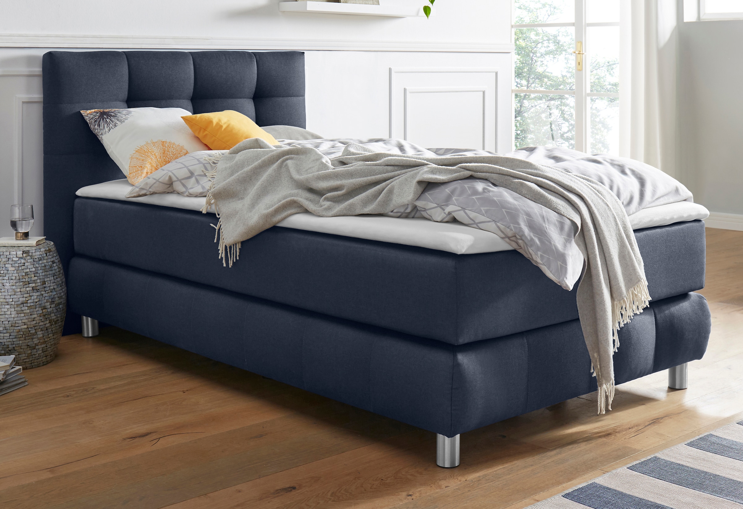 Home affaire Boxspringbett "Salo" incl. Topper, 6 Breiten, 2 Härtegrade, TFK auch in Härtegrad 4