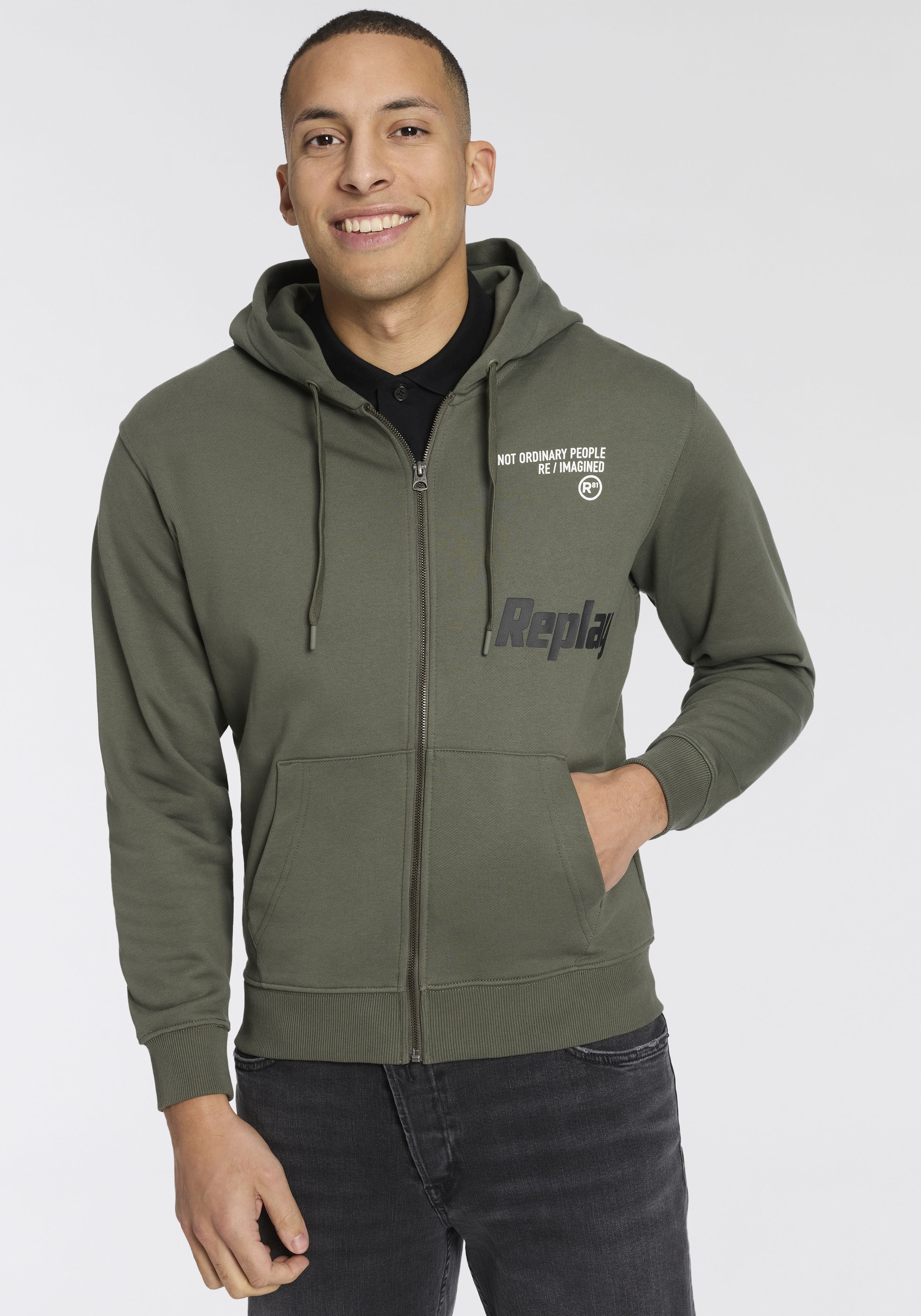 Replay Kapuzensweatjacke