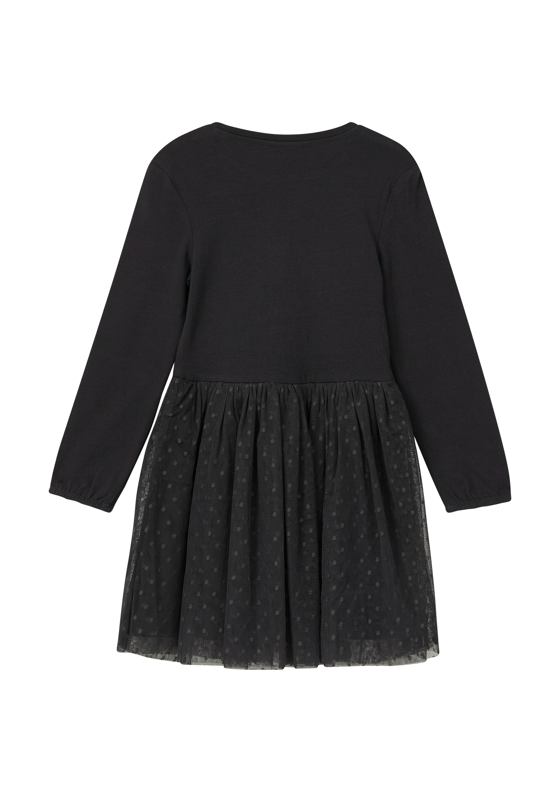 s.Oliver Junior Minikleid, mit Mesh-Rock, Fit and Flare
