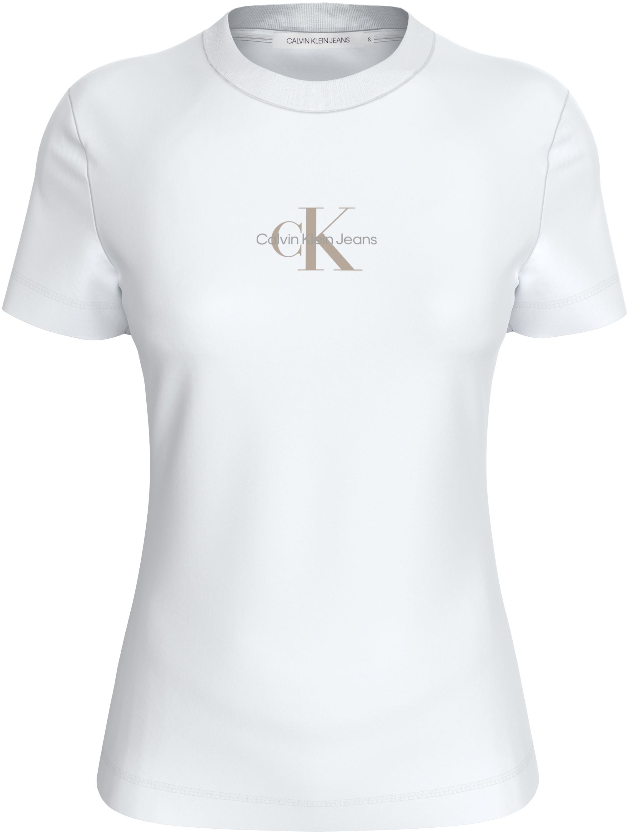 Calvin Klein Jeans T-Shirt »MONOLOGO SLIM TEE«, mit Logoprägung