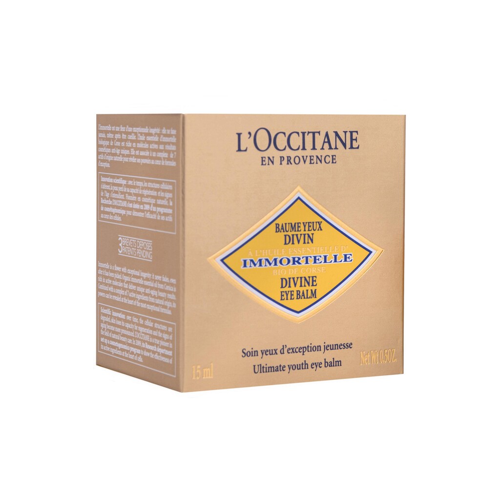 L'OCCITANE Anti-Aging-Augencreme »Imortelle Divine Balsam 15 ml«, Premium Kosmetik