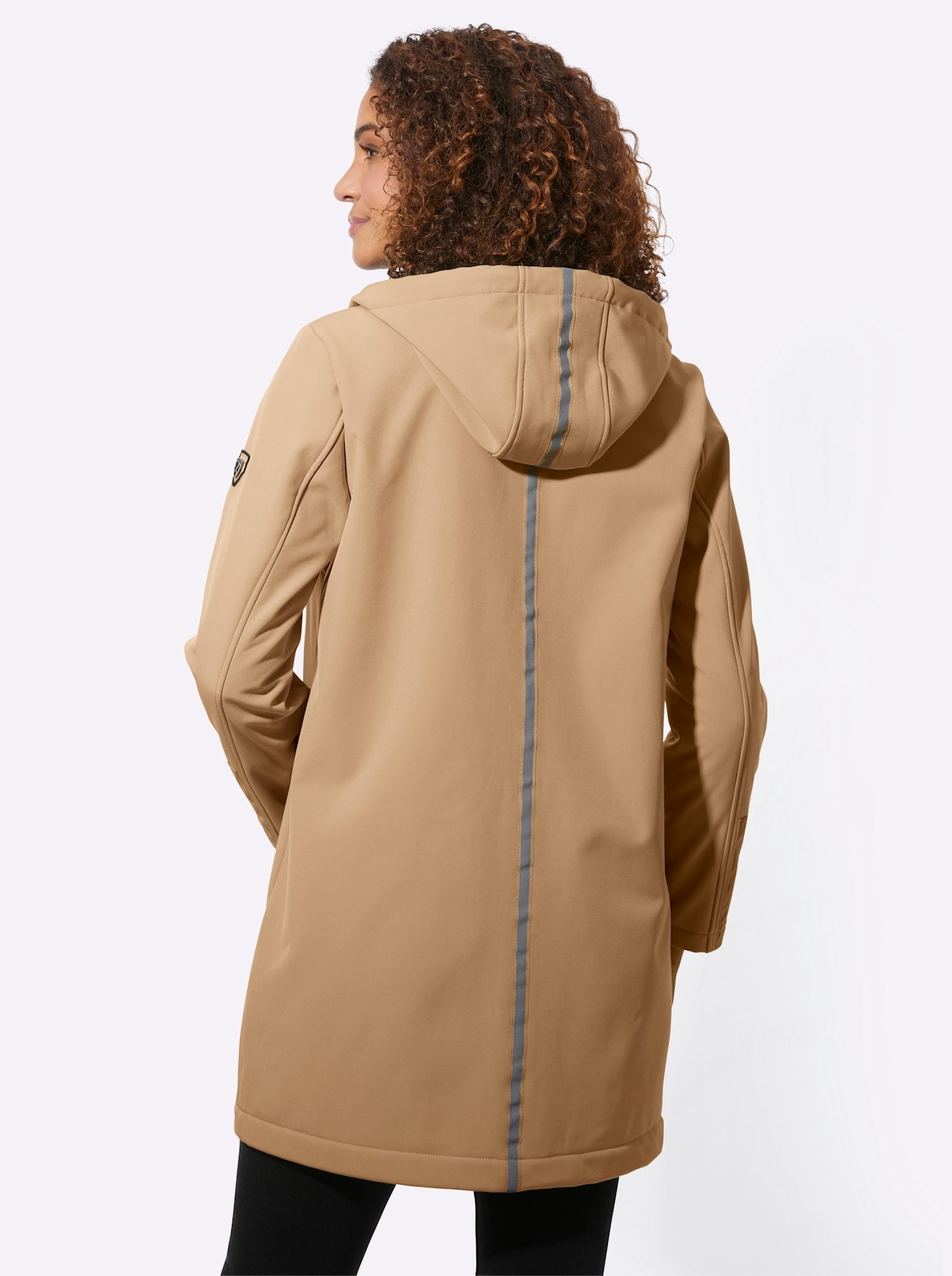 Casual Looks Softshelljacke, mit Kapuze