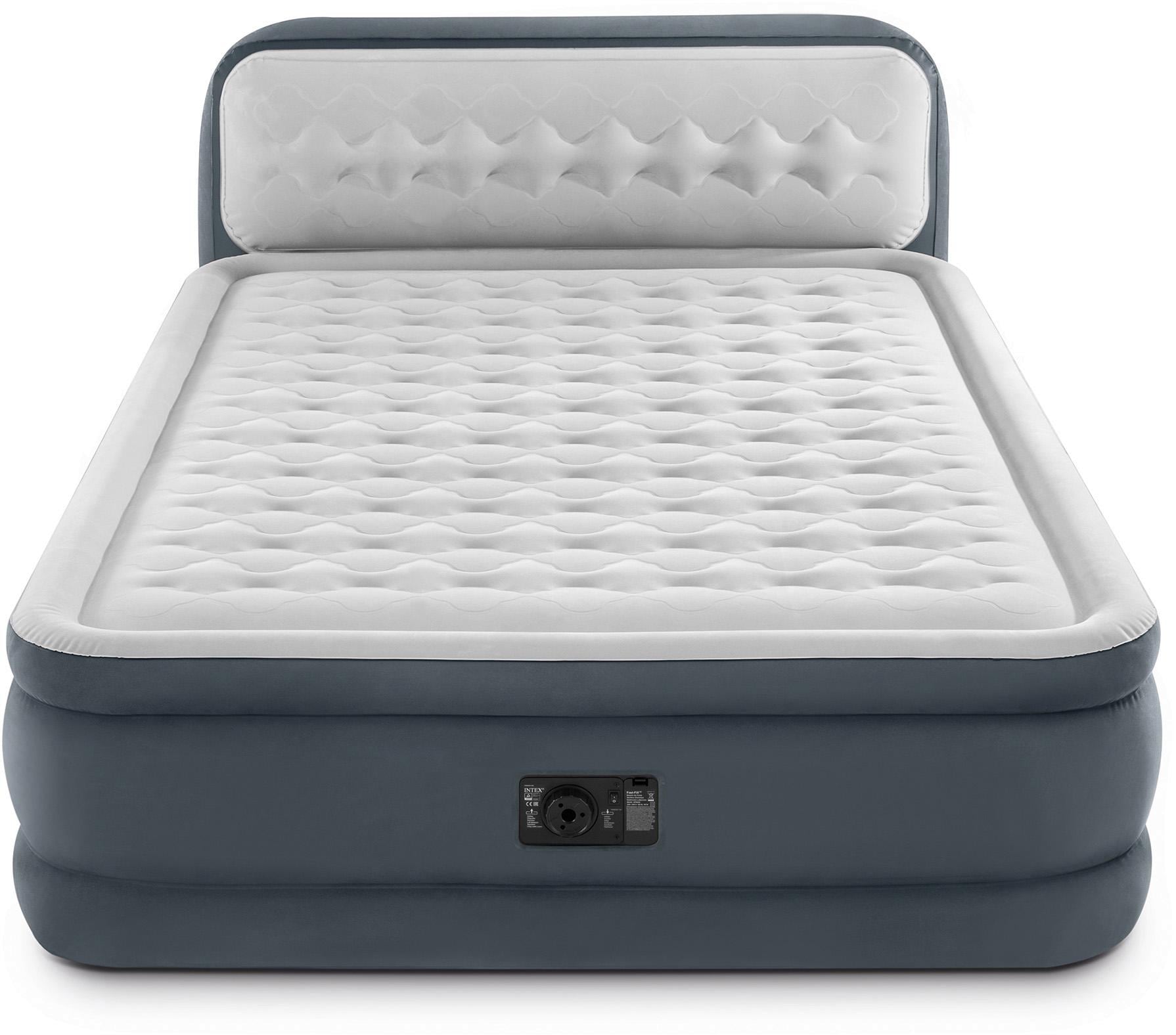 Intex Luftbett »DURA-BEAM® Ultra Plush Headboard«, (Set, 2 tlg., mit Transporttasche)