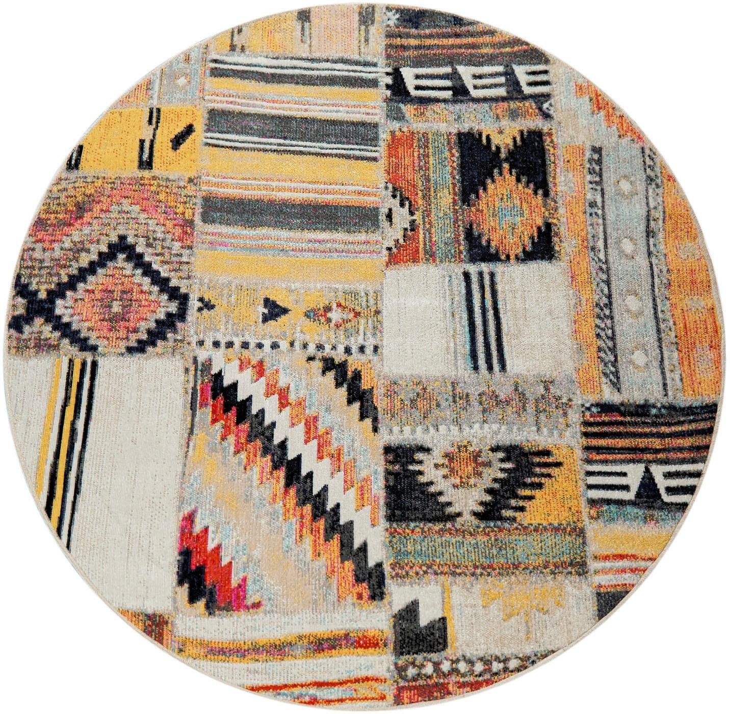 Paco Home Teppich »Artigo 406«, rund, Kurzflor, Patchwork Muster, Vintage  Design, In- und Outdoor geeignet online shoppen | Jelmoli-Versand