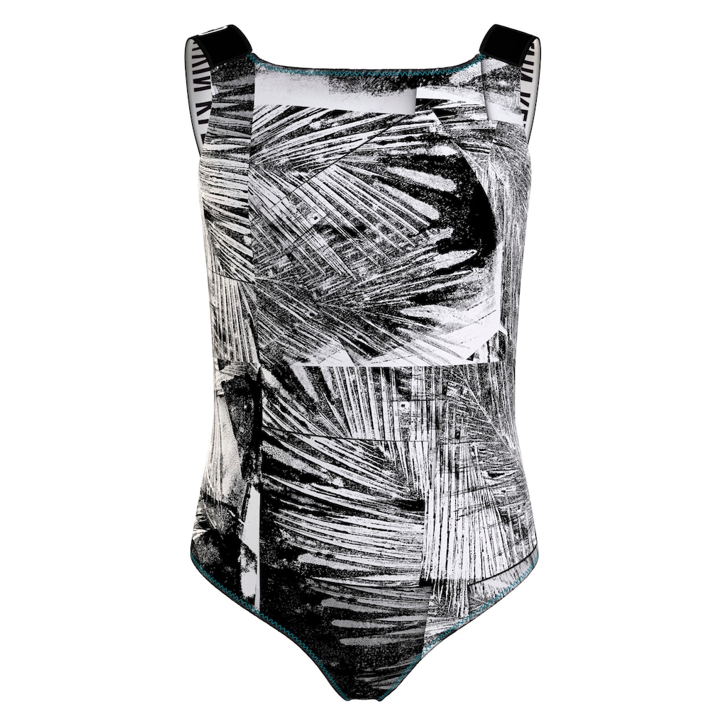 Calvin Klein Swimwear Badeanzug »SWIMSUIT-PRINT«, in gemusteter Optik