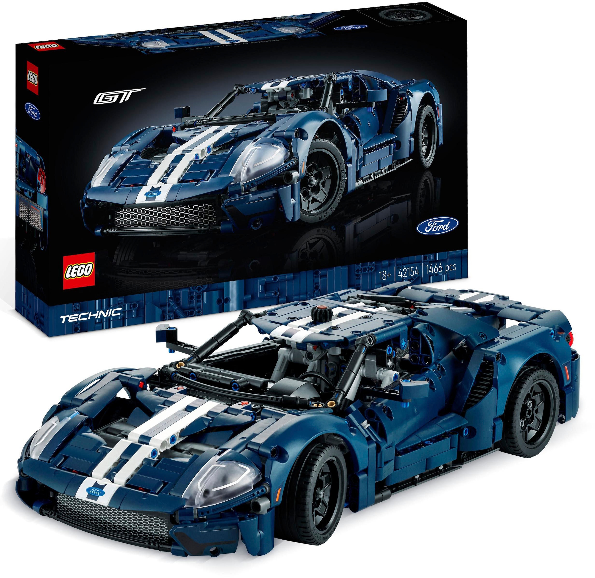Konstruktionsspielsteine »Ford GT 2022 (42154), LEGO® Technic«, (1466 St.)