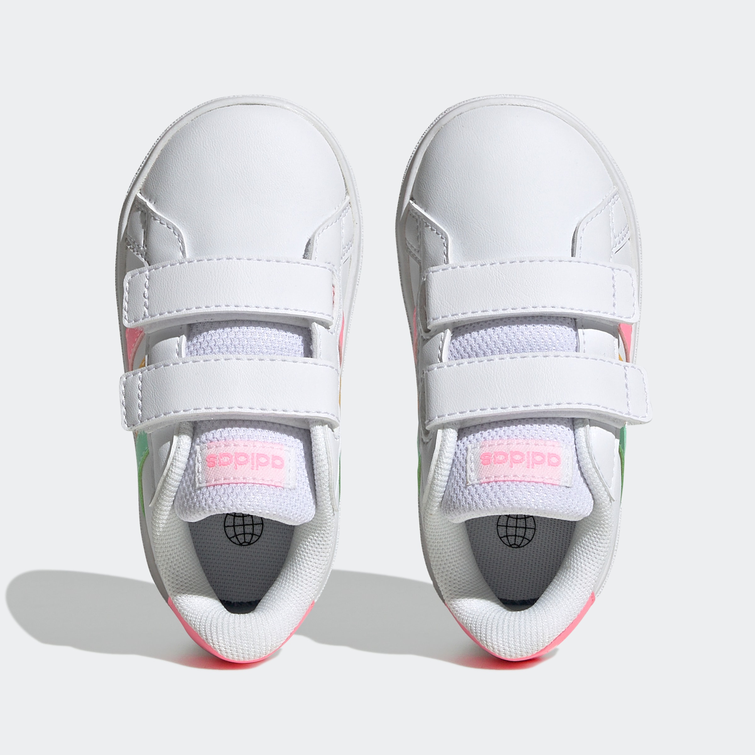 adidas Sportswear Sneaker »GRAND COURT LIFESTYLE HOOK AND LOOP«, für Kinder, Design auf den Spuren des adidas Superstar