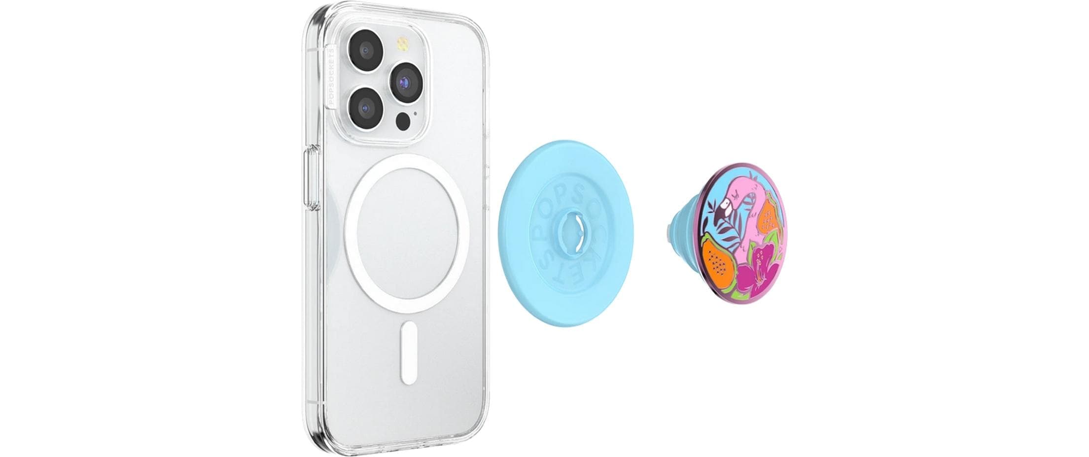Popsockets Handy-Halterung »Flamingo Enamel MagSafe«, Universalhalterung