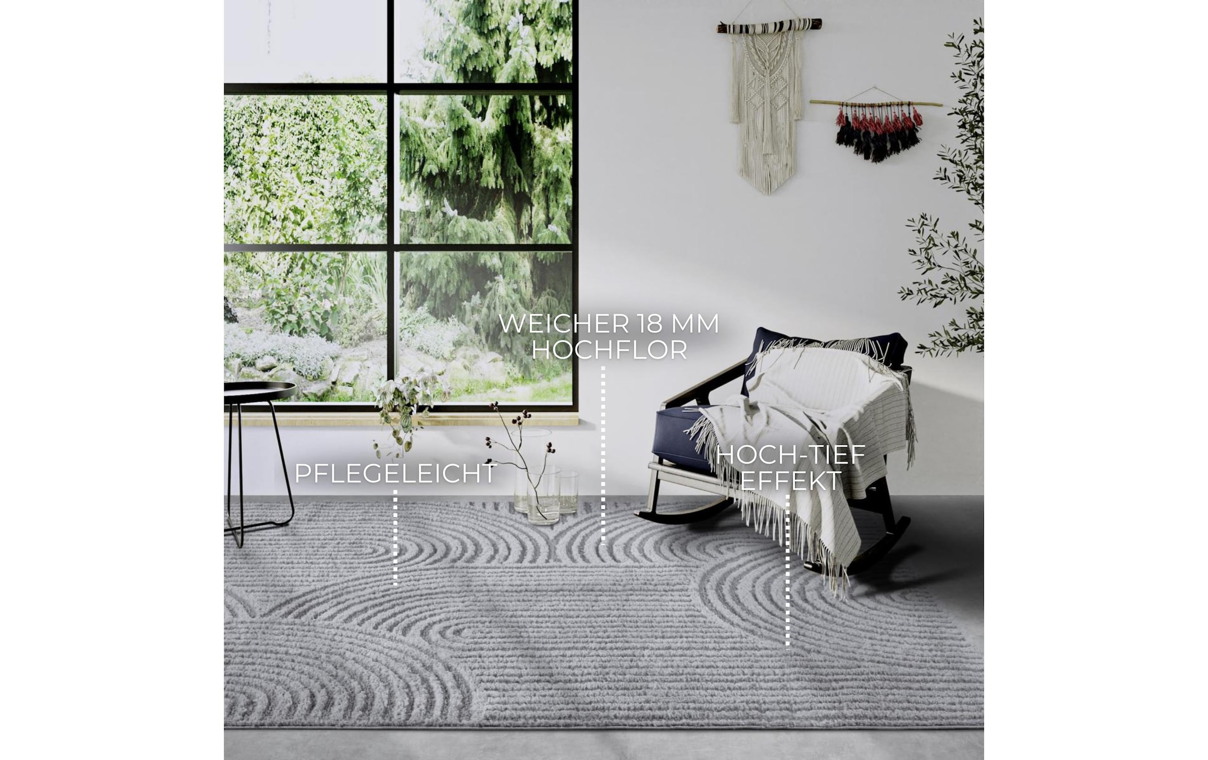 ELLE DECORATION Teppich »Chappe 120 cm x 170 cm«