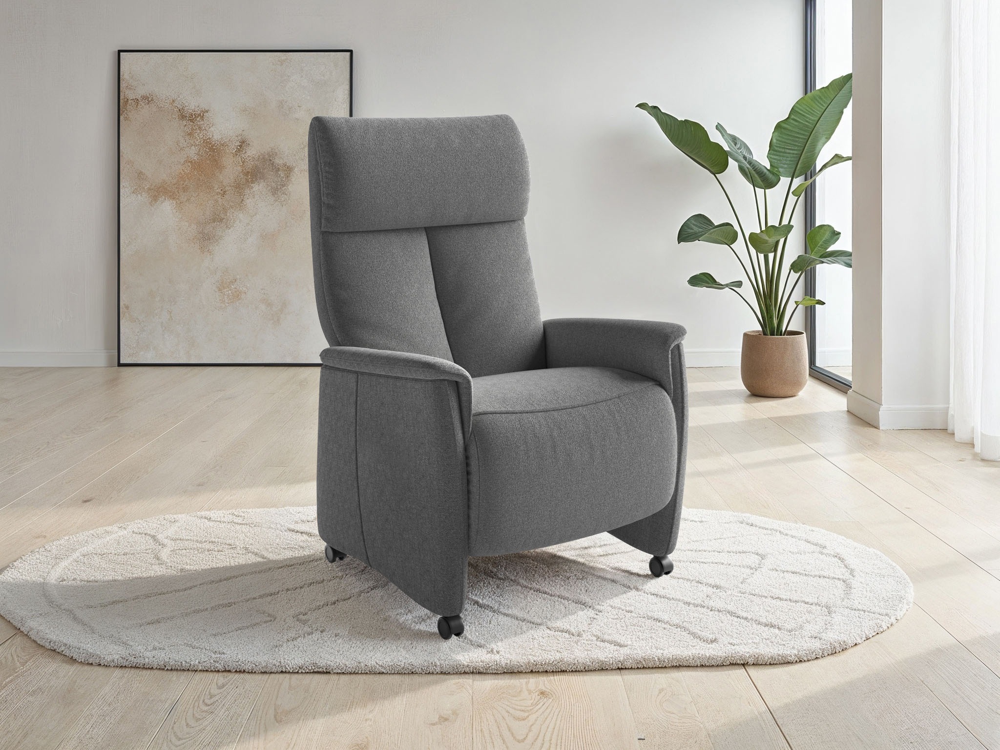 sit&more TV-Sessel "Cremona Comfort" wahlweise manuell oder elektrischer Funktion mit Akku