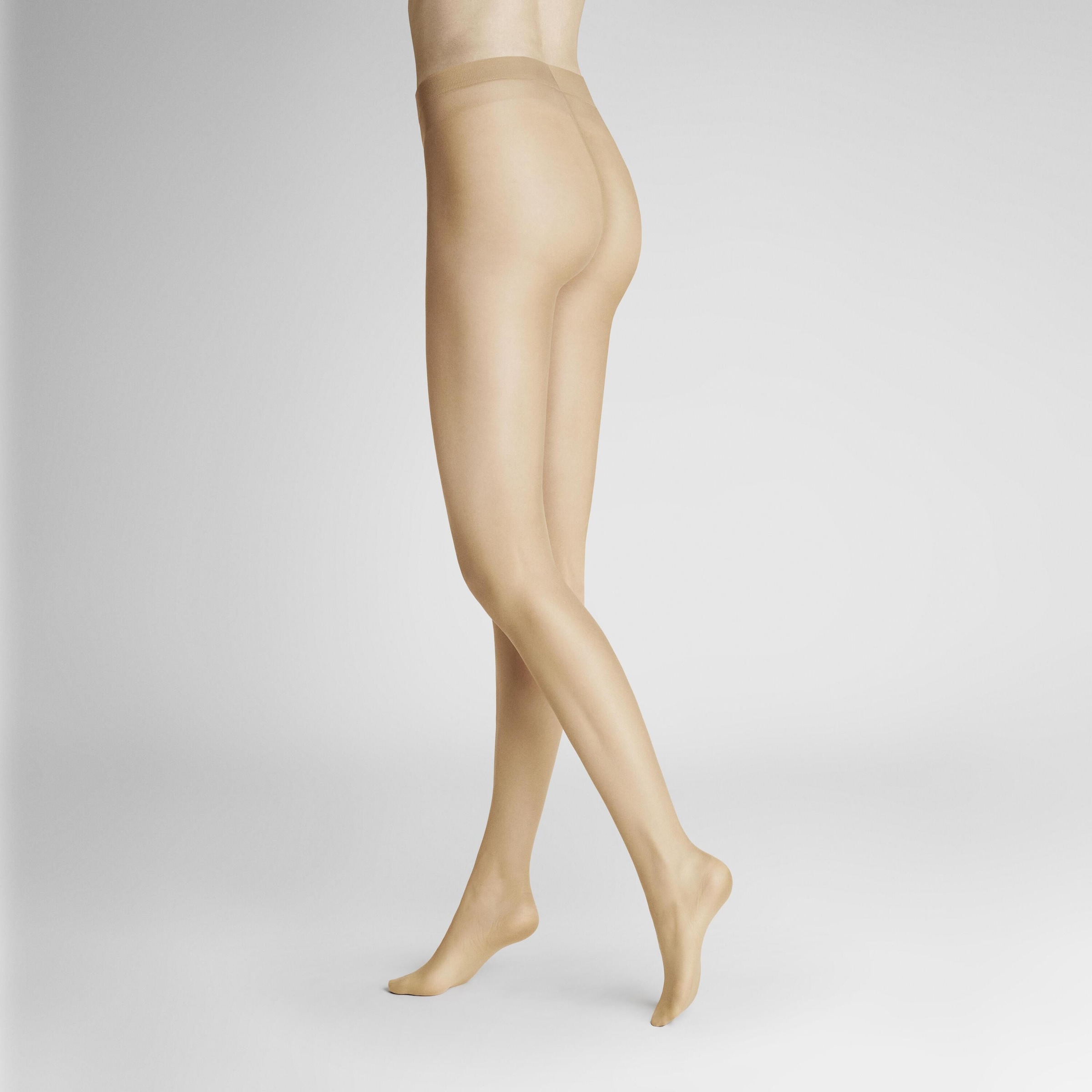 Hudson Feinstrumpfhose "SIMPLY 20" 15 2er Pack, transparente verstärkte Spitze, Komfortbund