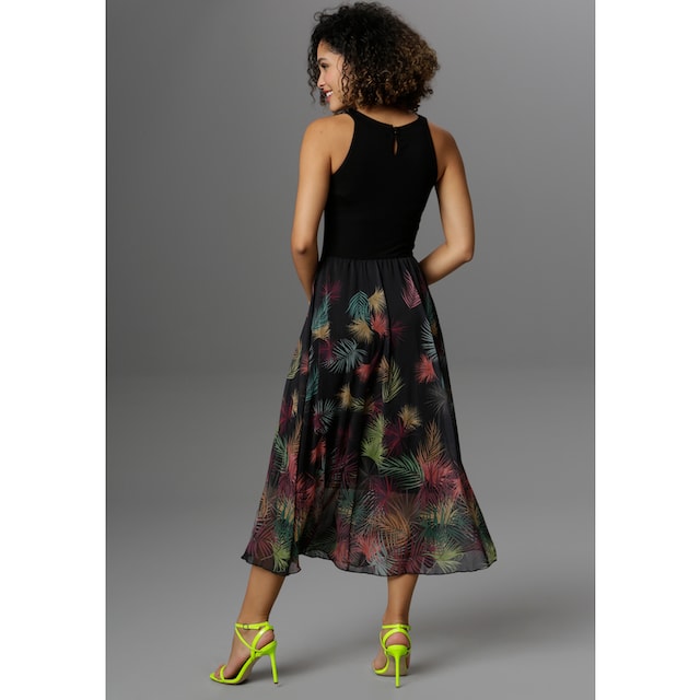 Aniston SELECTED Sommerkleid, mit buntem Blätterdruck online shoppen |  Jelmoli-Versand